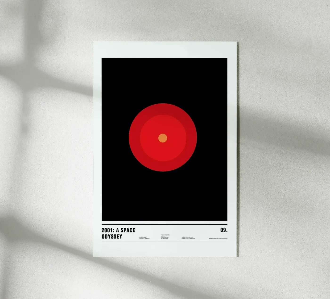 2001 A Space Odyssey plexiglass da Nick Barclay