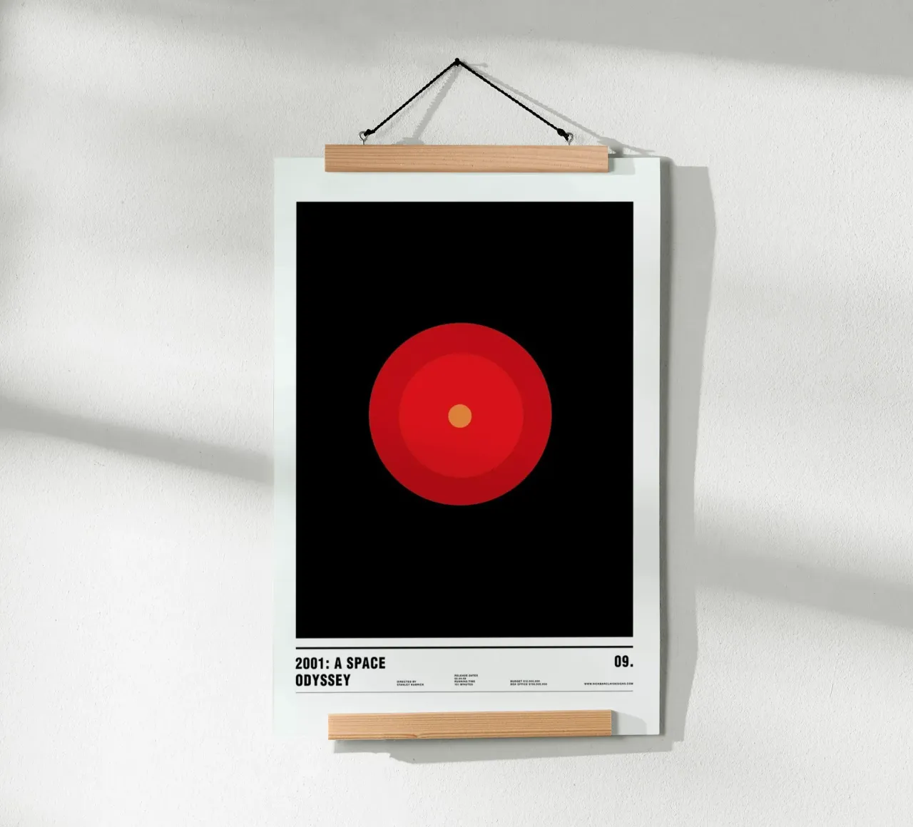2001 A Space Odyssey poster da Nick Barclay