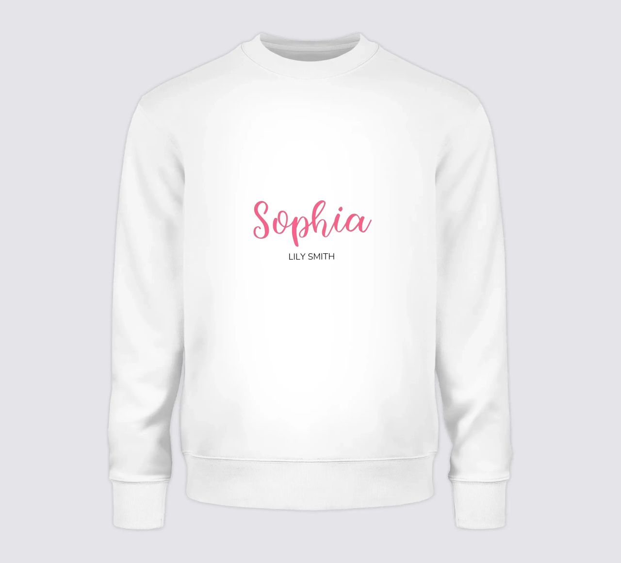 Personalized Custom Initial & Full Name sweatshirt by Shark Printables