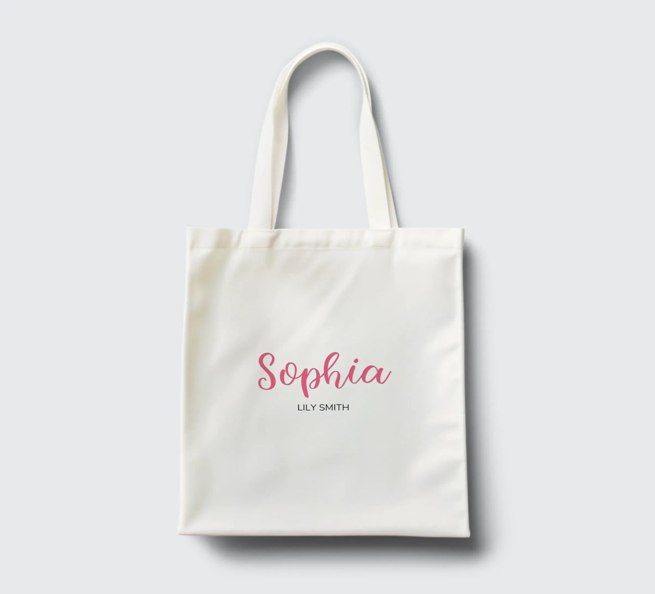 Personalized Custom Initial & Full Name tote bag by Shark Printables