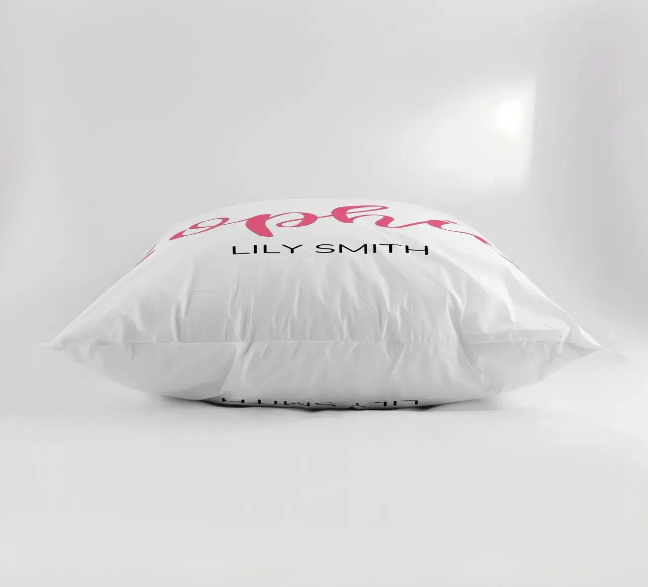 Personalized Custom Initial & Full Name decorative cushion by Shark Printables