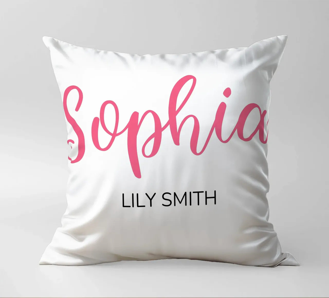 Personalized Custom Initial & Full Name decorative cushion by Shark Printables