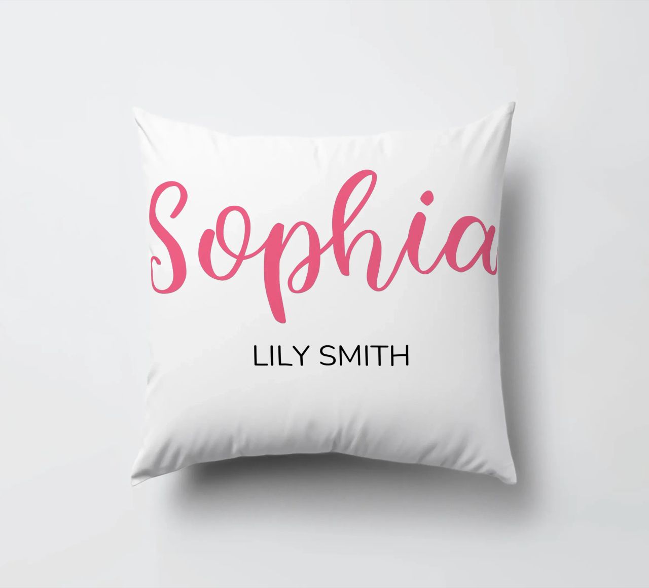 Personalized Custom Initial & Full Name decorative cushion by Shark Printables