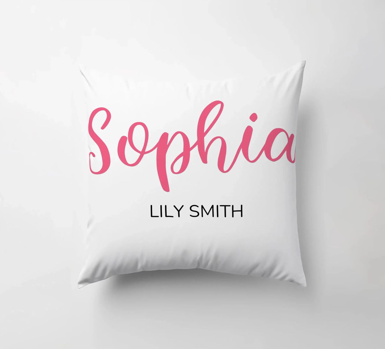 Personalized Custom Initial & Full Name decorative cushion by Shark Printables