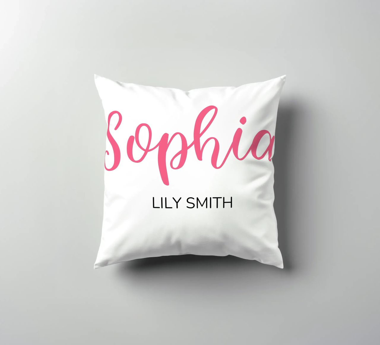 Personalized Custom Initial & Full Name decorative cushion by Shark Printables