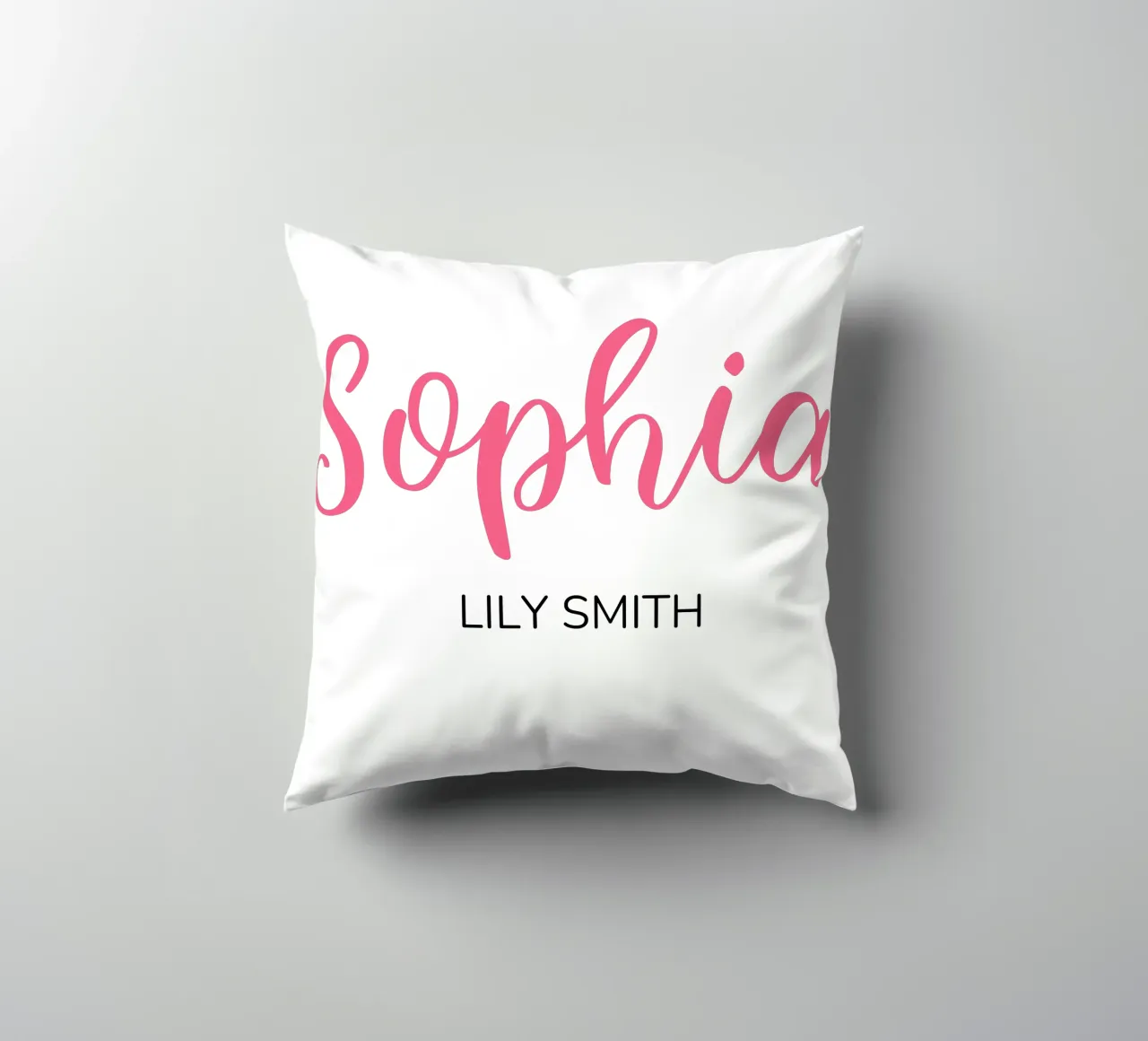 Personnalisé Initiales et nom complet coussin de Shark Printables