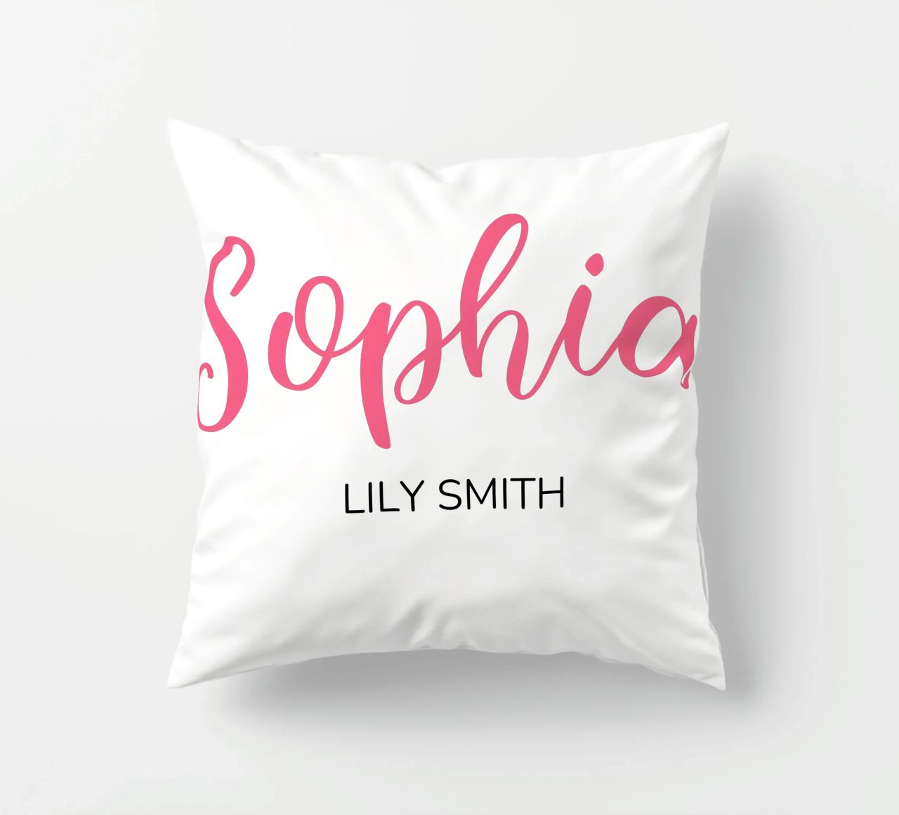 Personalized Custom Initial & Full Name decorative cushion by Shark Printables