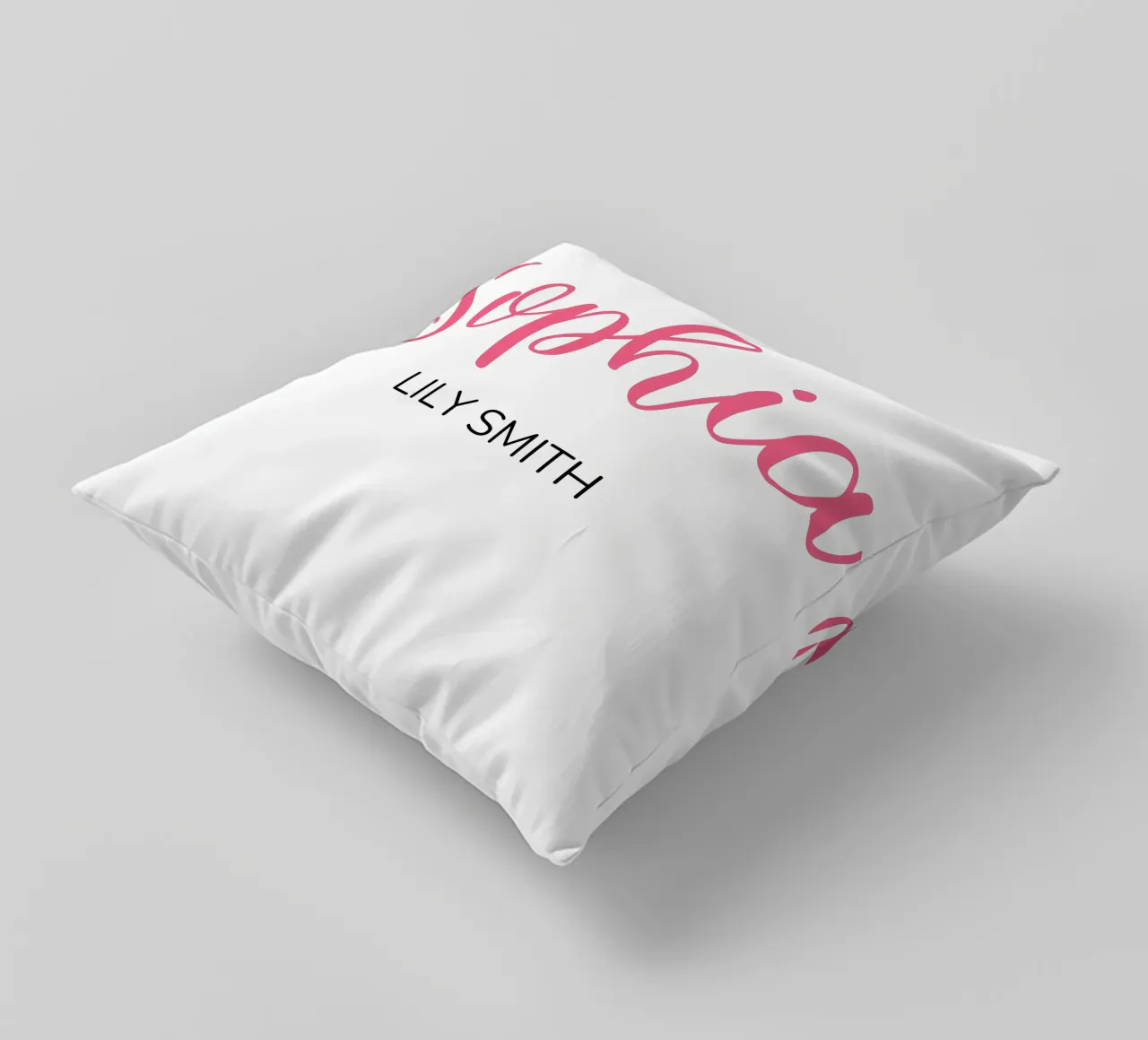 Personalized Custom Initial & Full Name decorative cushion by Shark Printables
