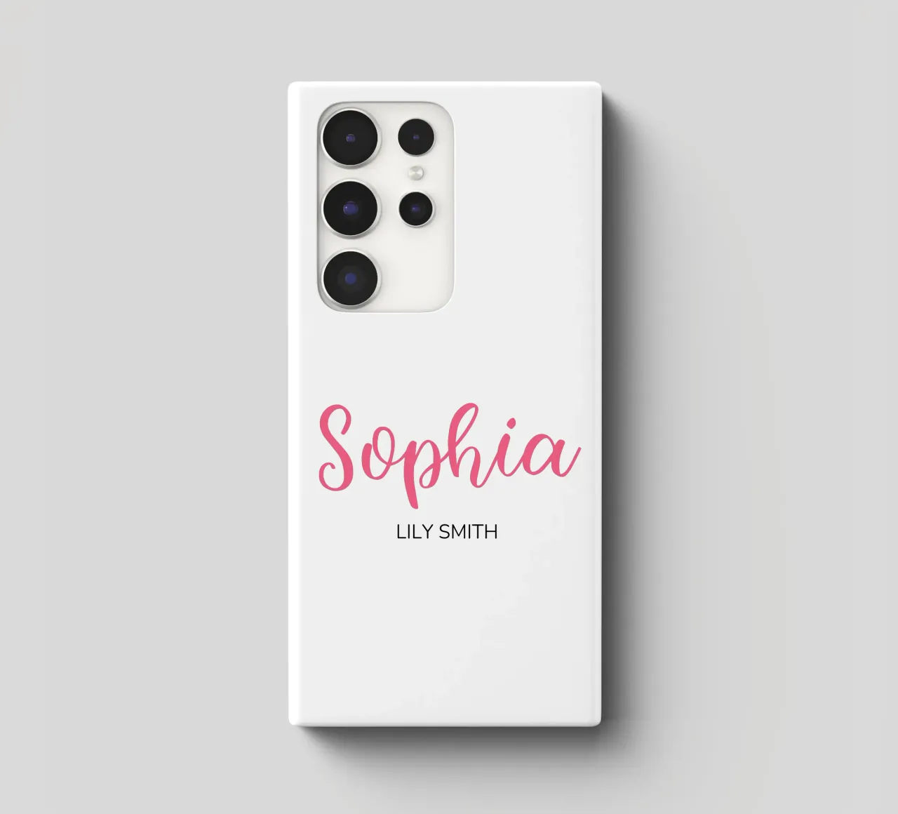 Personalized Custom Initial & Full Name samsung phone case by Shark Printables