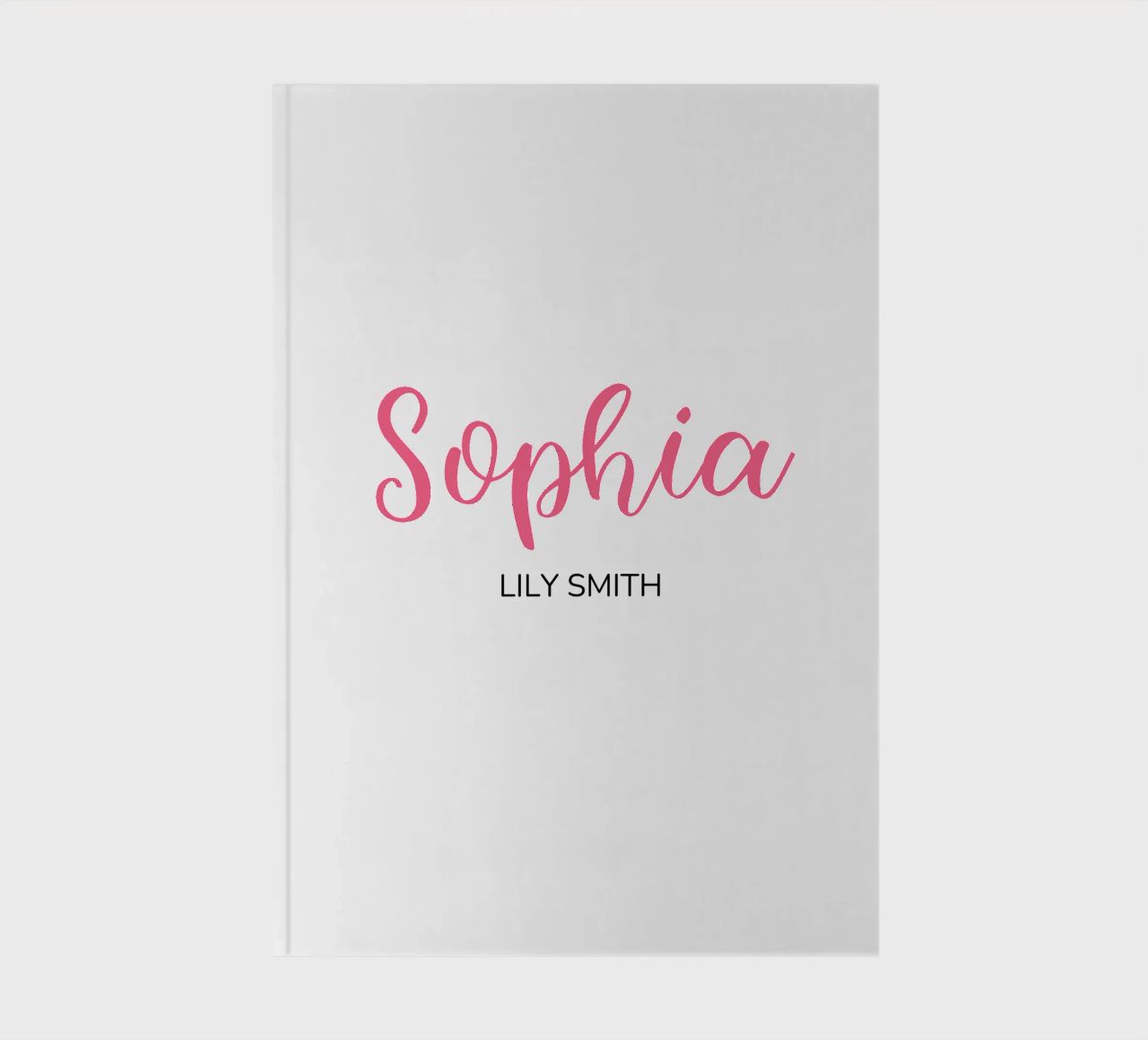 Personalized Custom Initial & Full Name notebook by Shark Printables