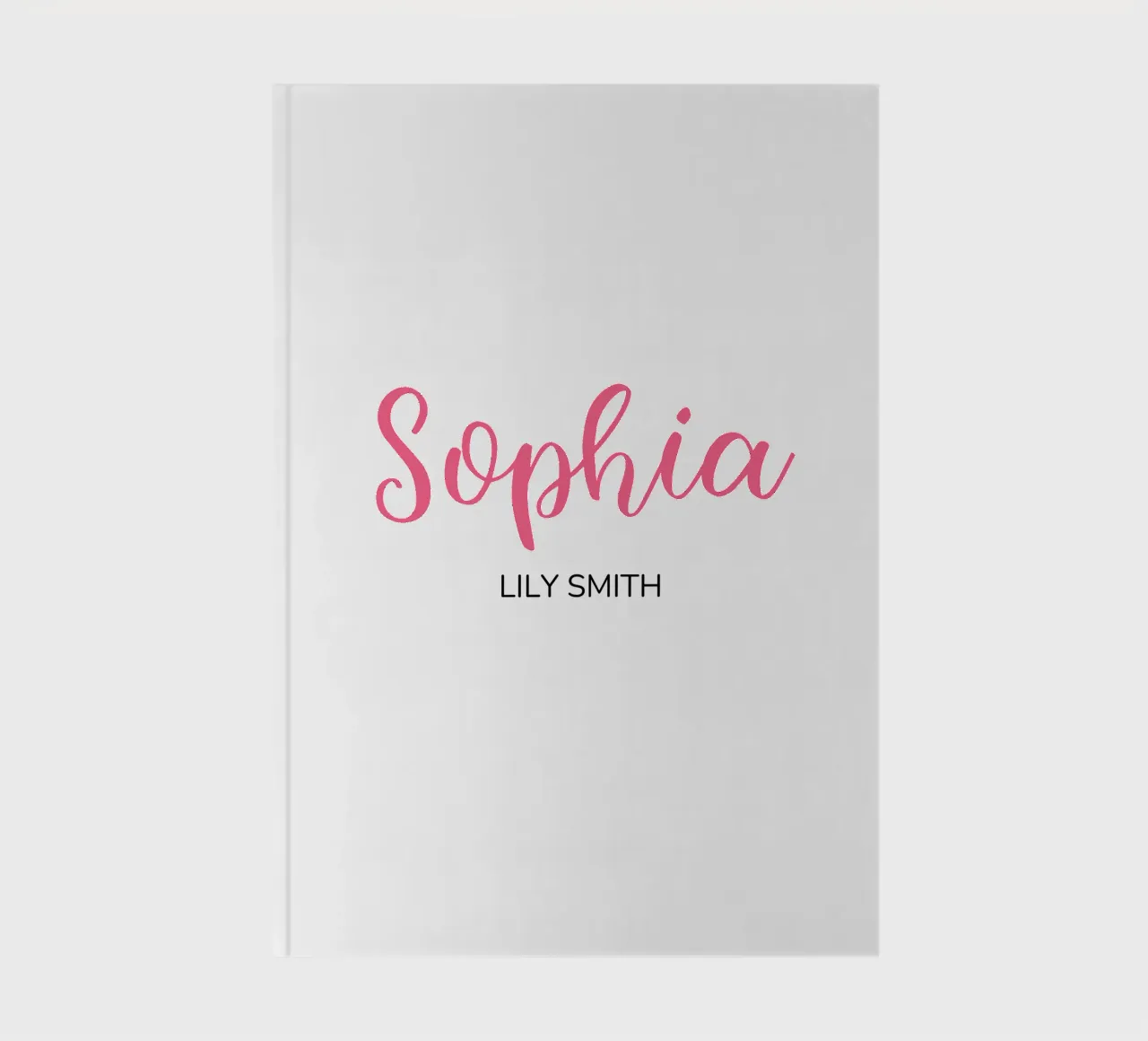 Personalized Custom Initial & Full Name notebook by Shark Printables
