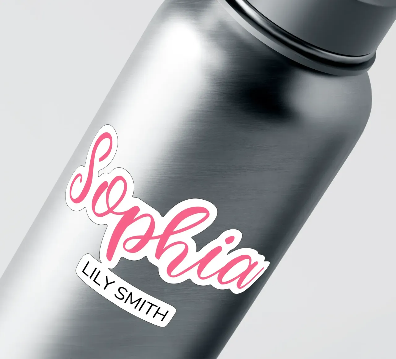 Personalized Custom Initial & Full Name sticker by Shark Printables