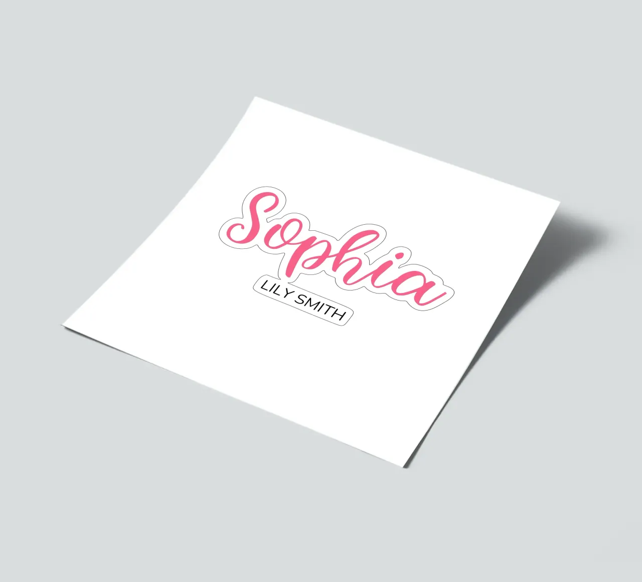 Personalisierte Initialen & vollständiger Name Stickerbogen von Shark Printables