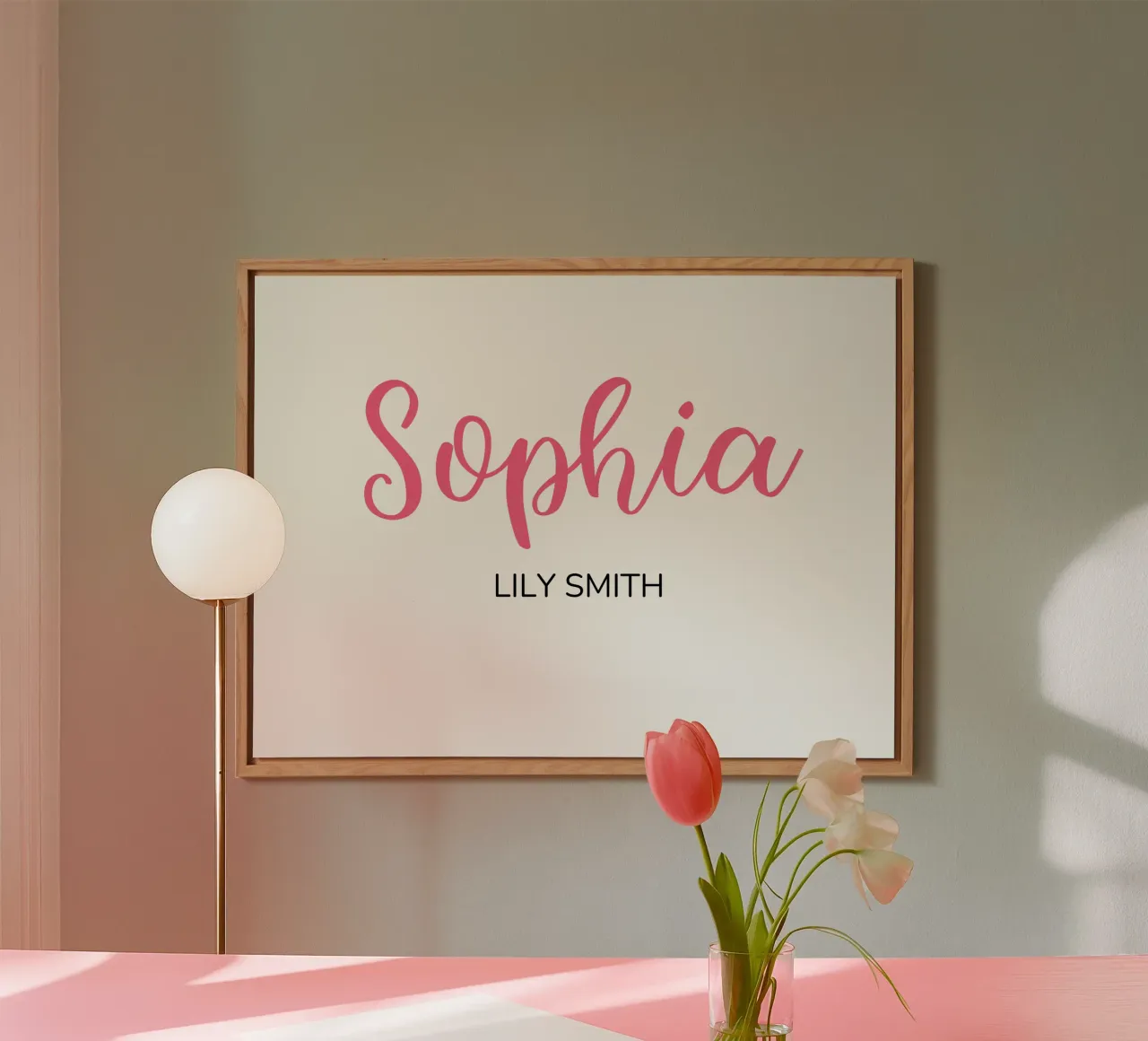 Personnalisé Initiales et nom complet alu dibond de Shark Printables