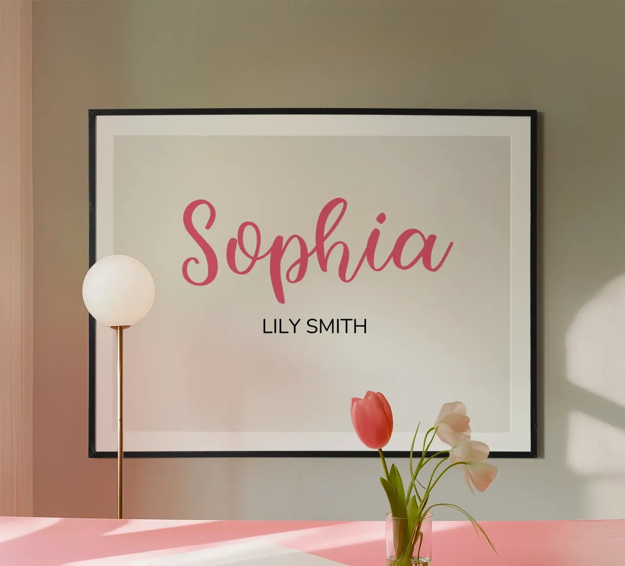 Personalized Custom Initial & Full Name hahnemühle by Shark Printables