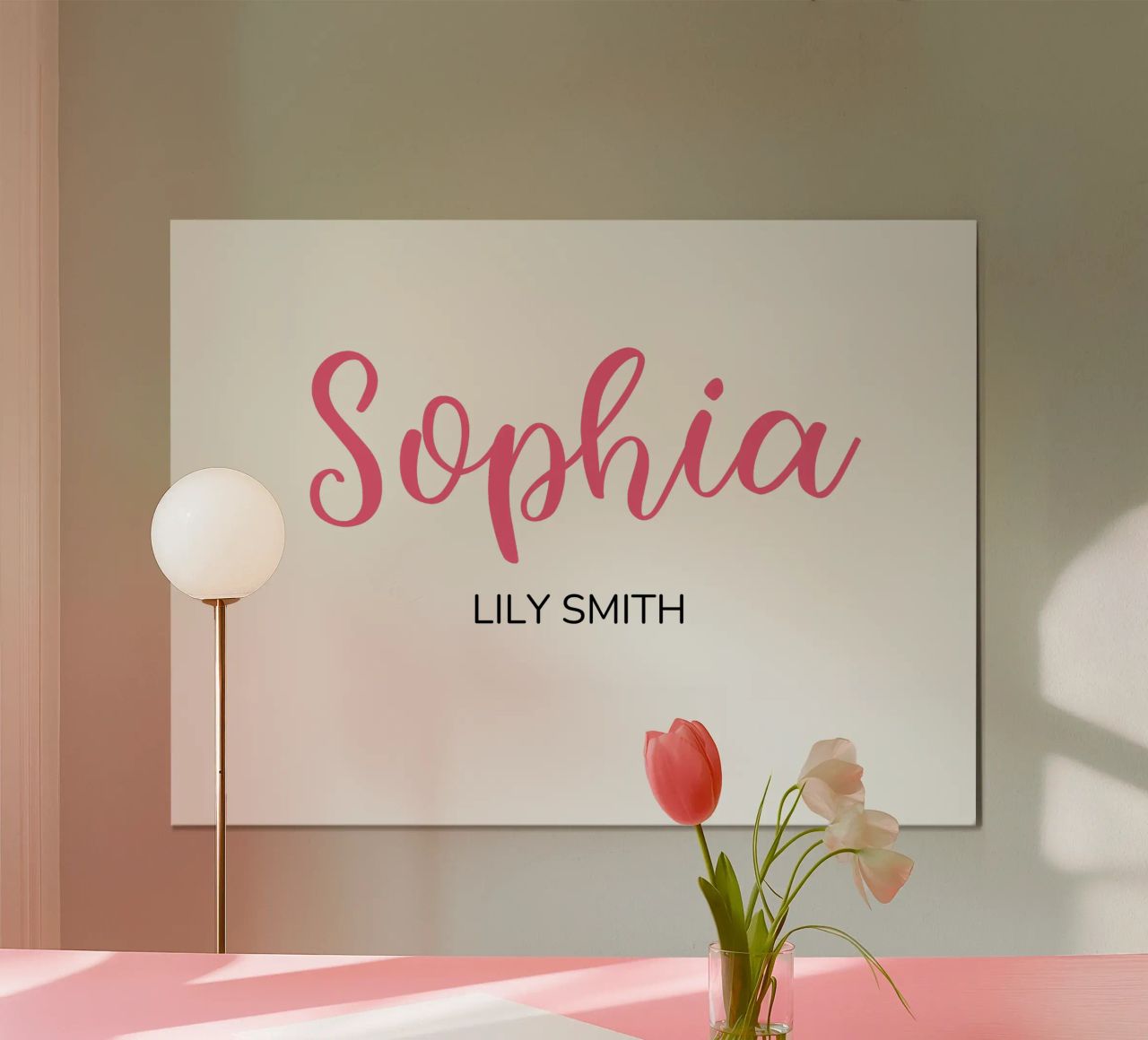 Personalized Custom Initial & Full Name hahnemühle by Shark Printables