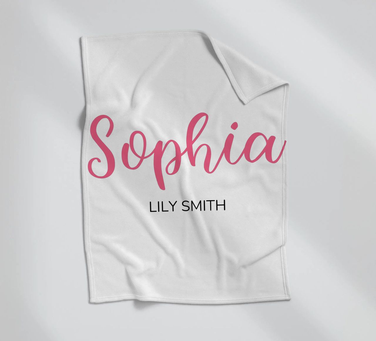 Personalized Custom Initial & Full Name fleece blanket by Shark Printables
