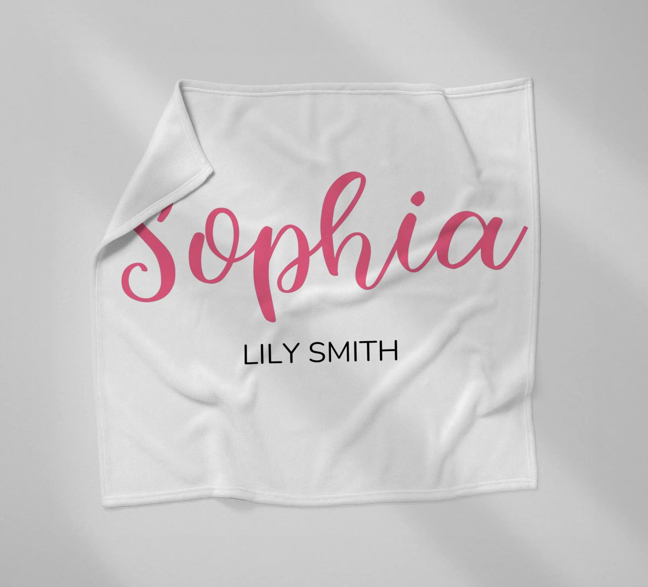 Personalized Custom Initial & Full Name fleece blanket by Shark Printables