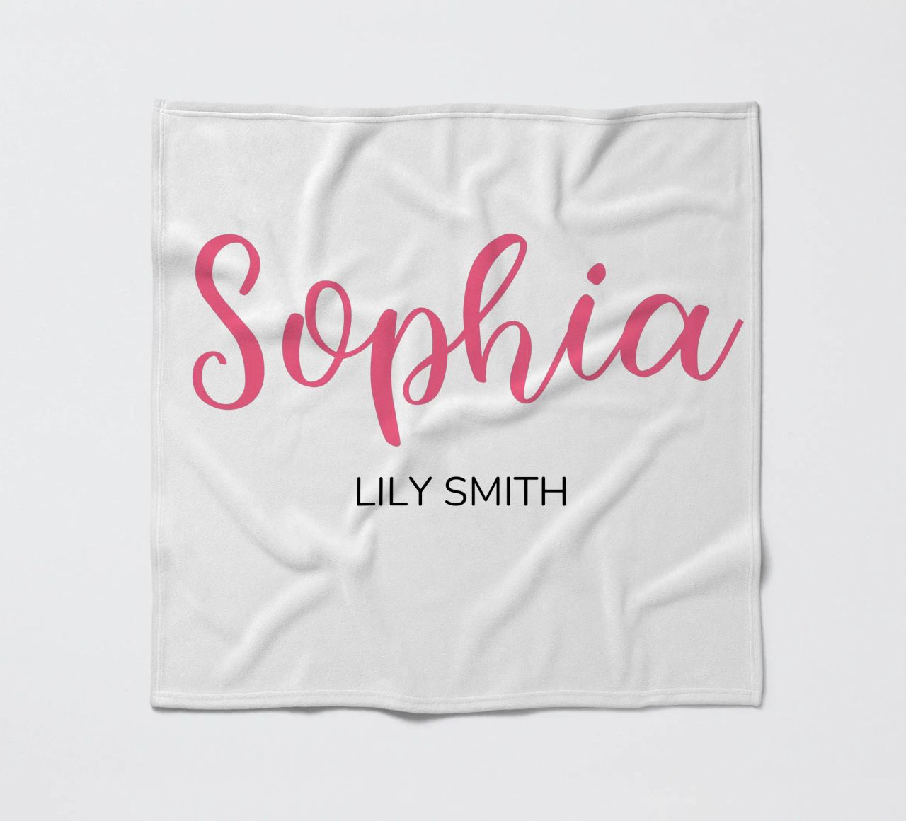 Personalized Custom Initial & Full Name fleece blanket by Shark Printables