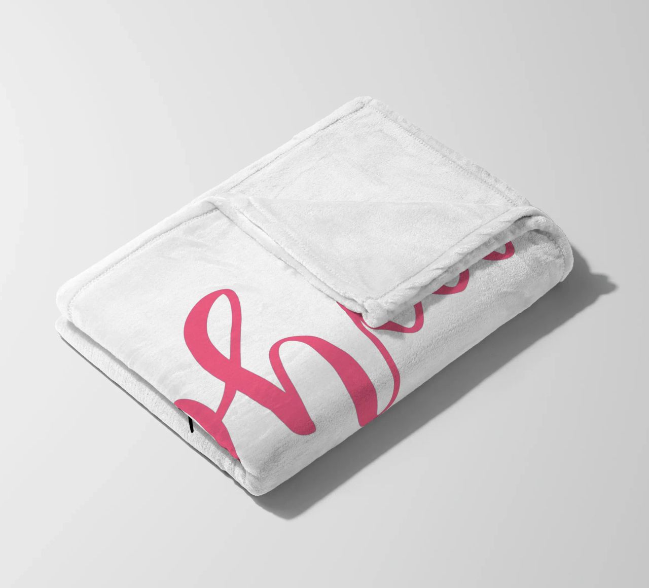 Personalized Custom Initial & Full Name fleece blanket by Shark Printables