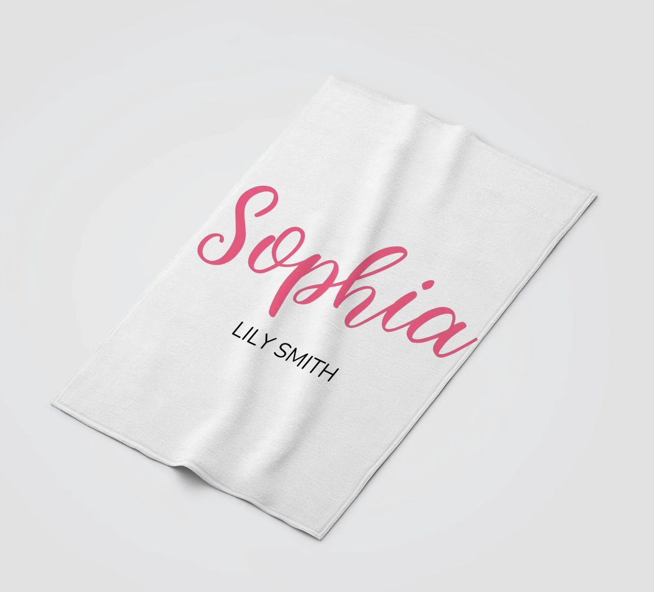 Personalized Custom Initial & Full Name fleece blanket by Shark Printables