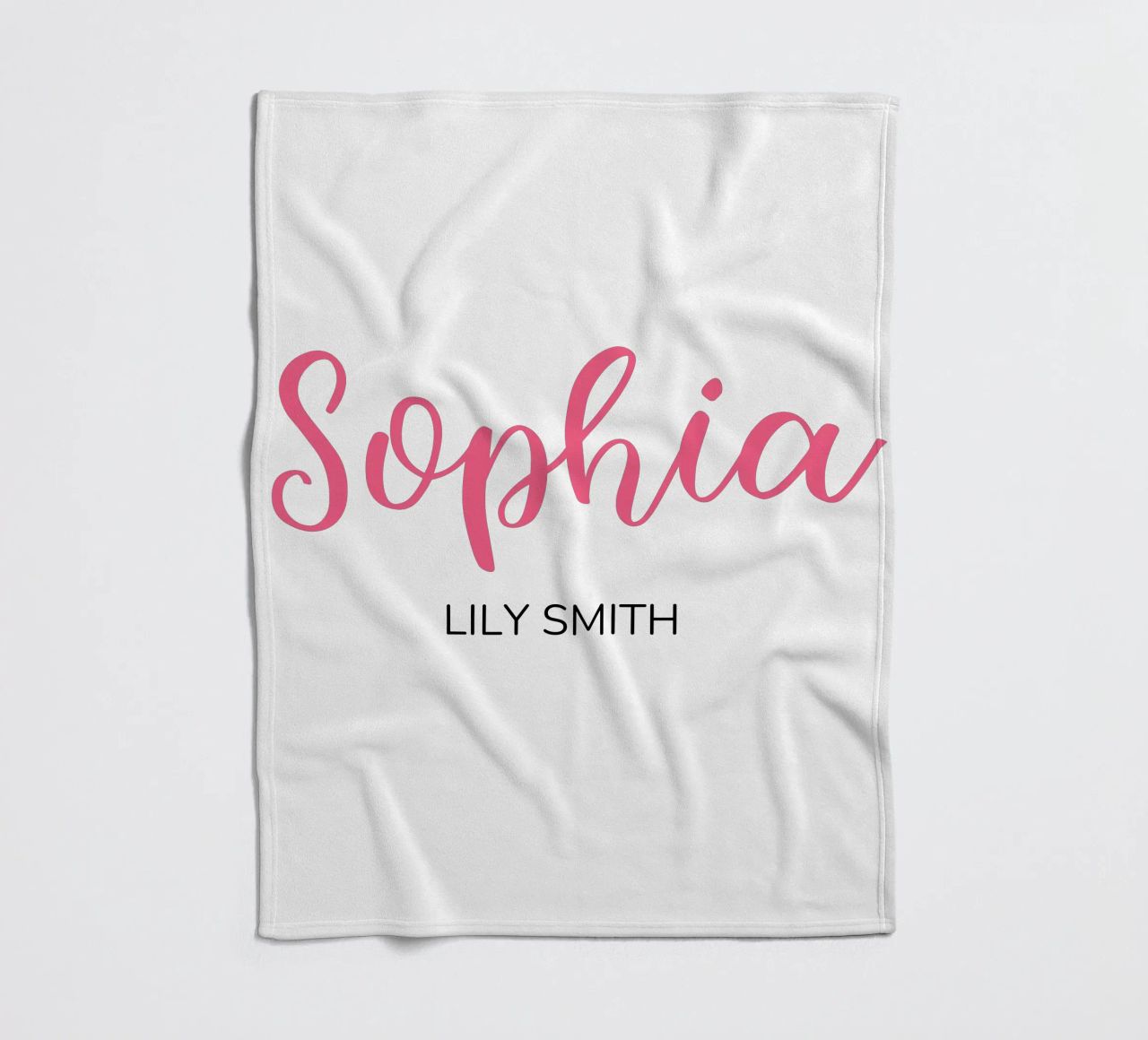 Personalized Custom Initial & Full Name fleece blanket by Shark Printables