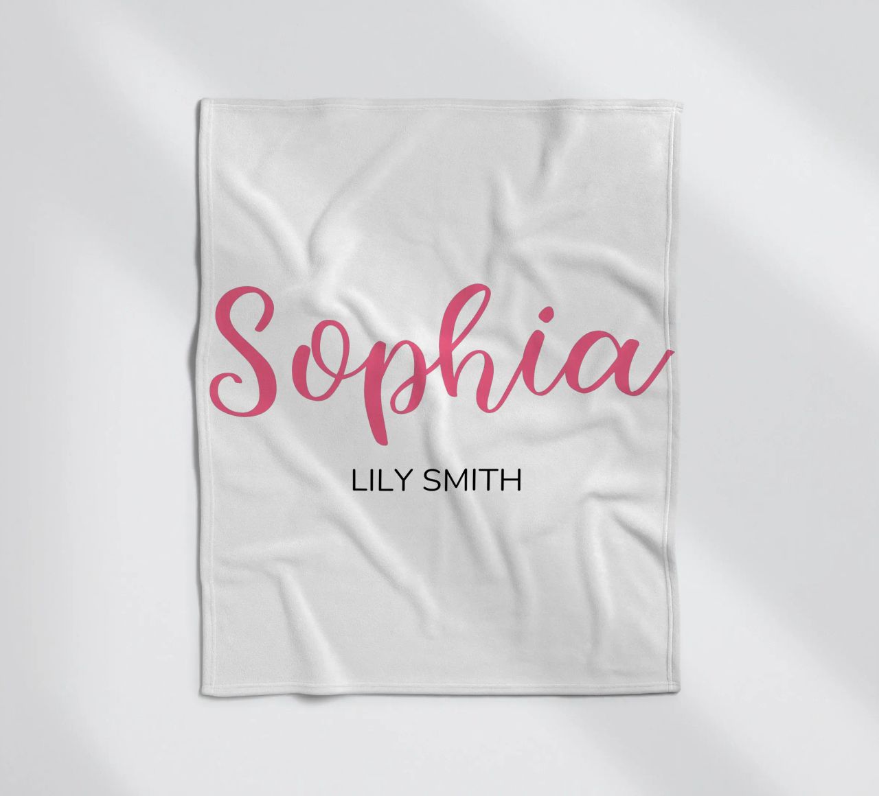 Personalized Custom Initial & Full Name fleece blanket by Shark Printables