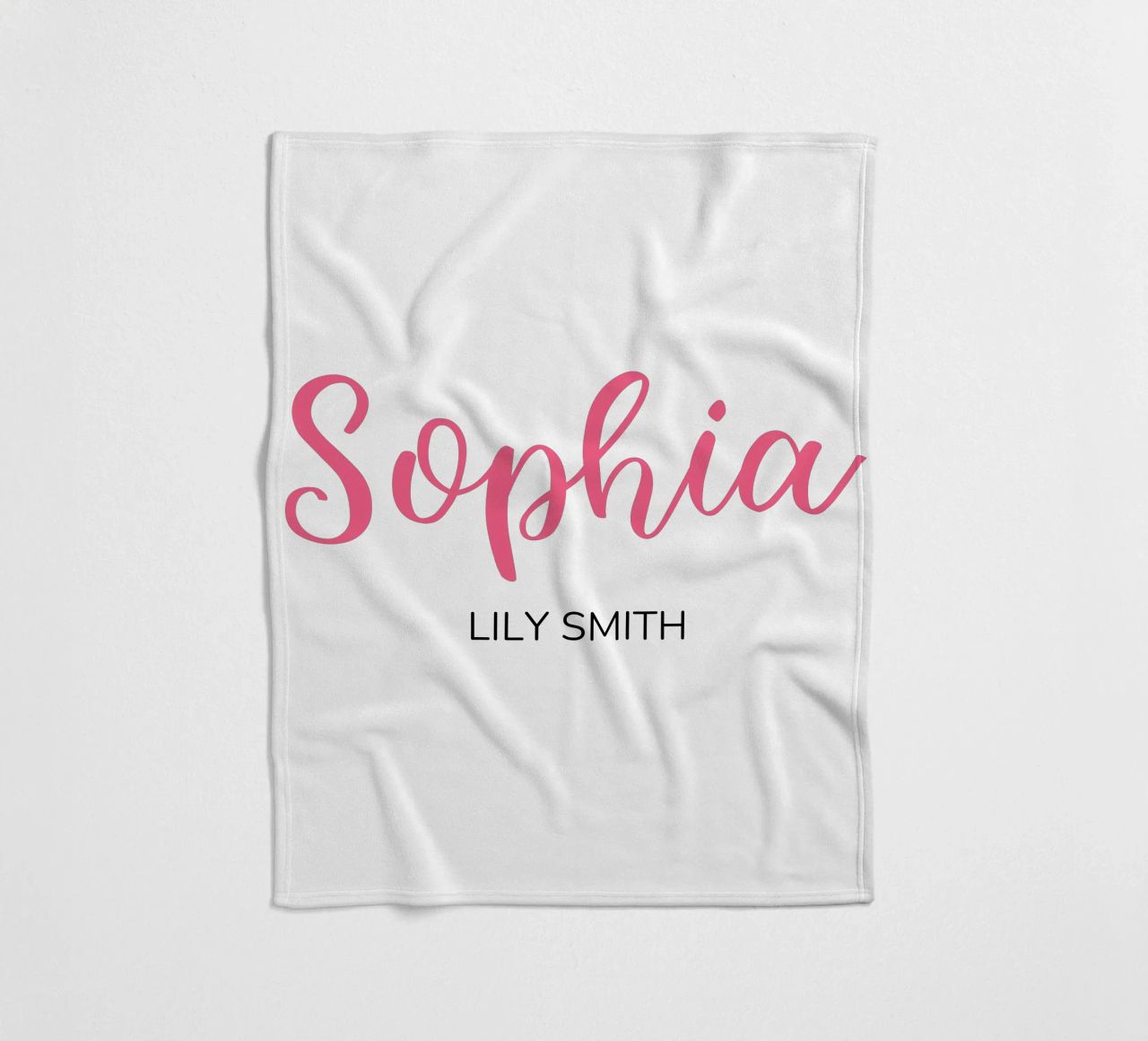 Personalized Custom Initial & Full Name fleece blanket by Shark Printables