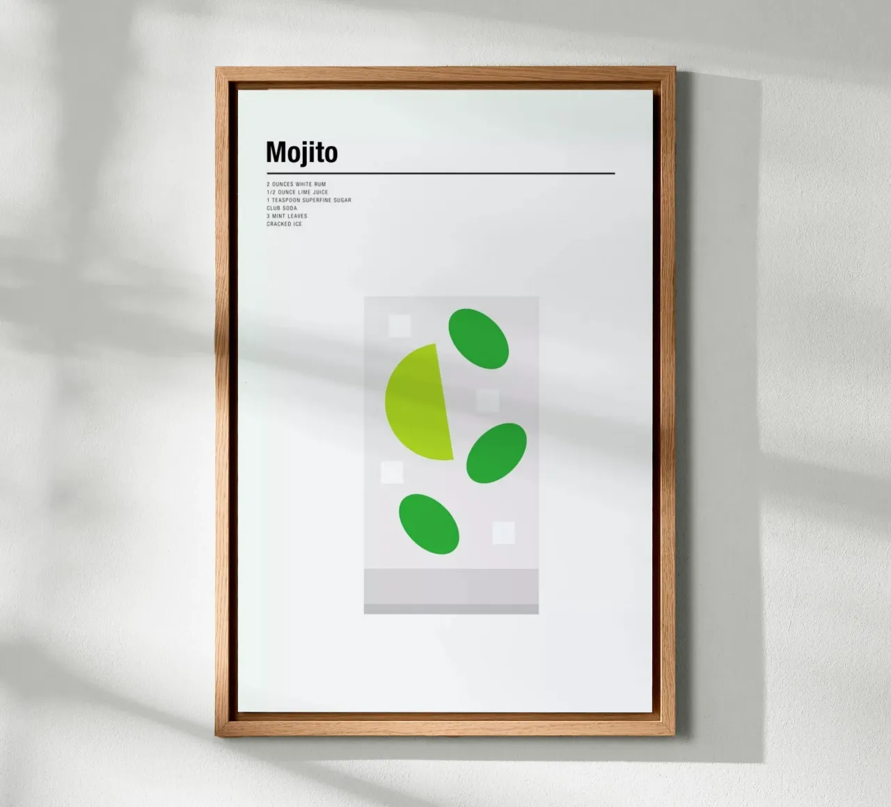Mojito canvas met Baklijst van Nick Barclay