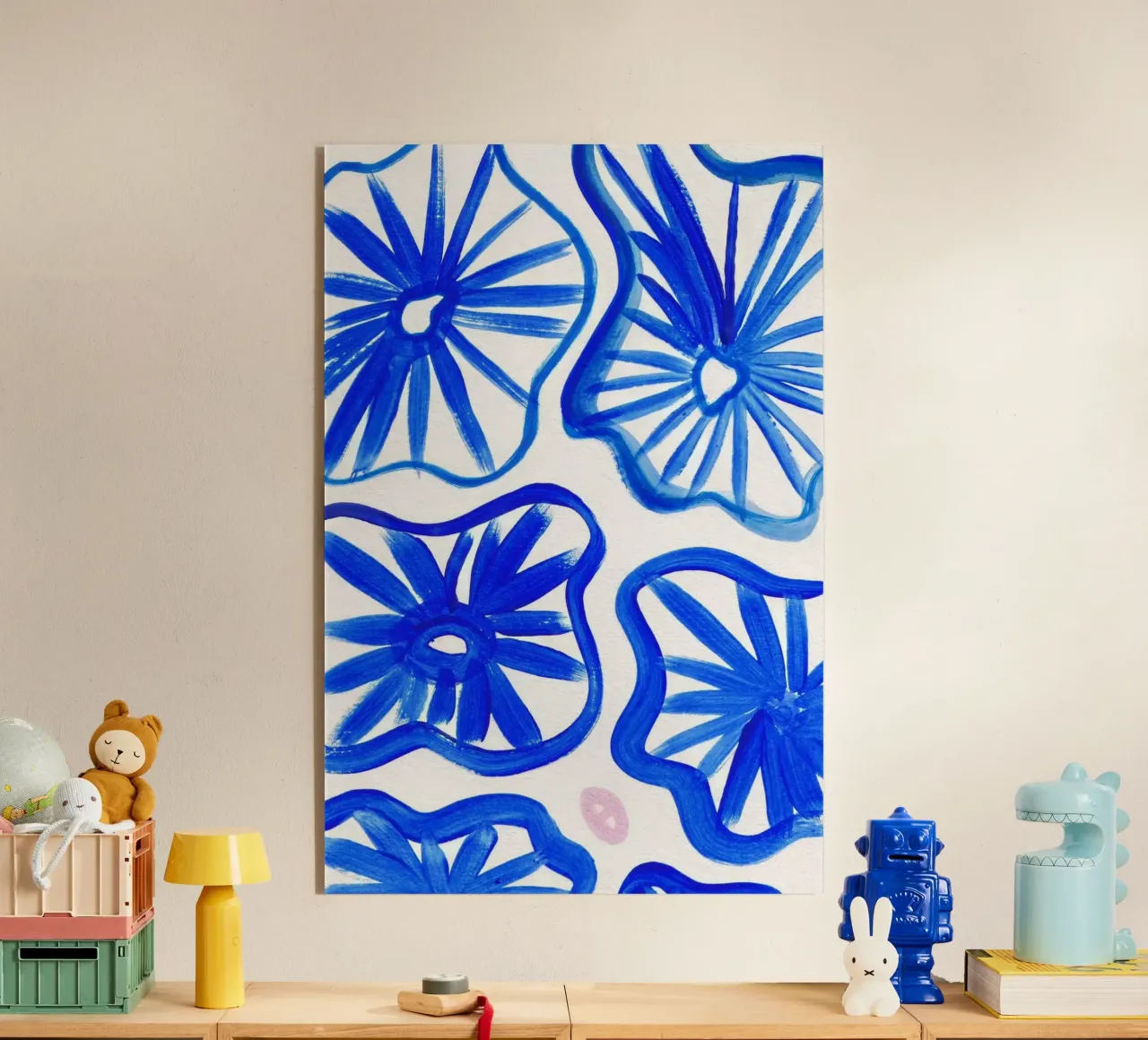 Blue abstract 1 plexiglass da Jasmyncheng