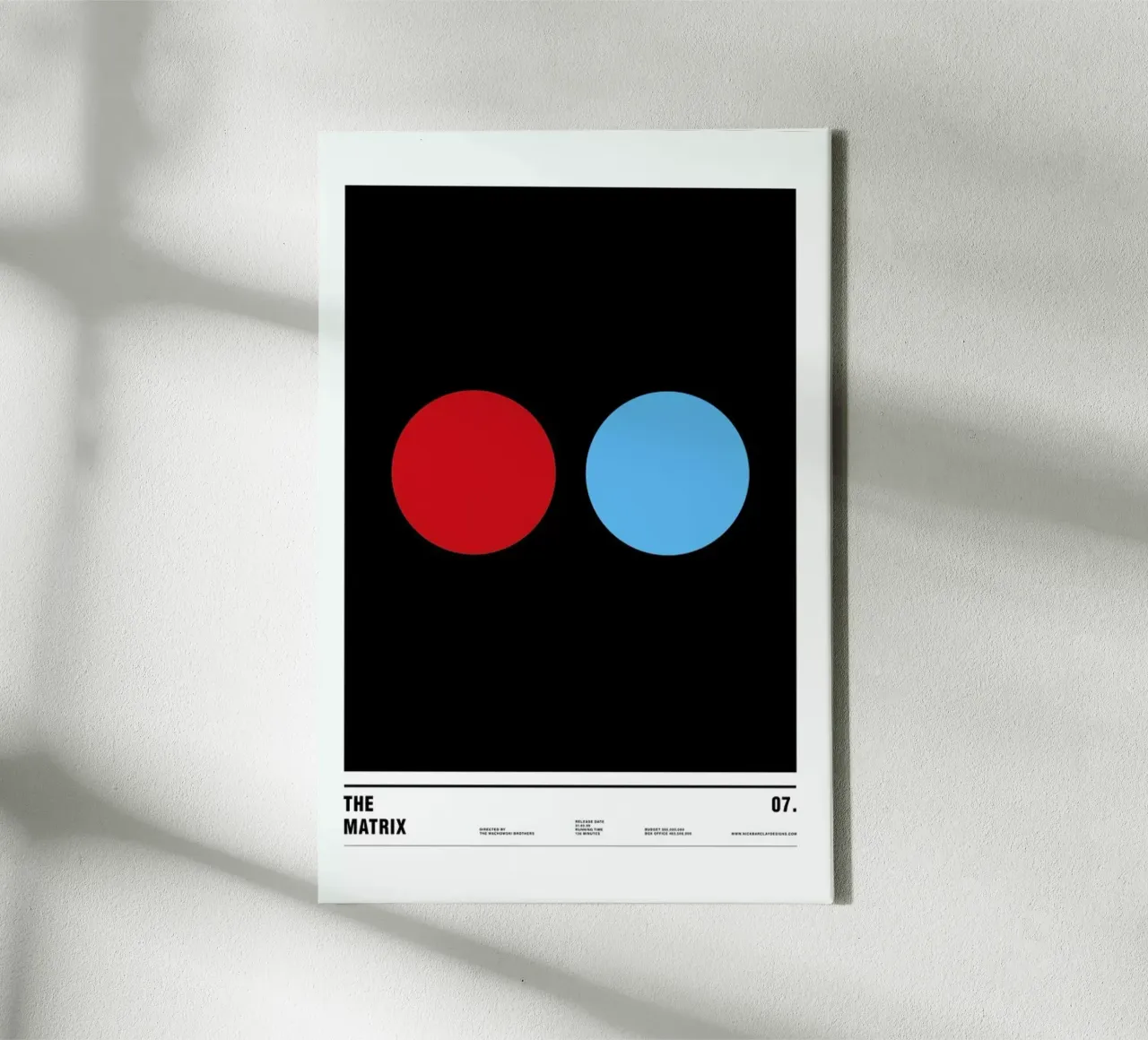 The Matrix canvas met Baklijst van Nick Barclay
