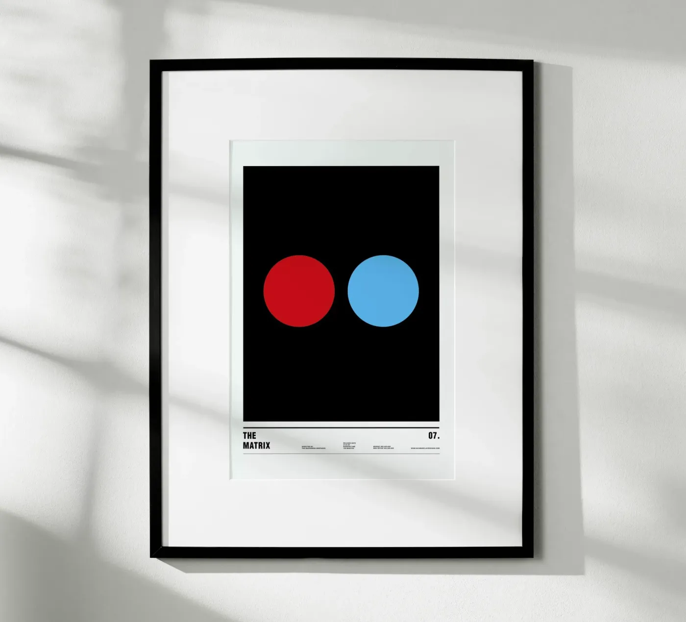 The Matrix poster by Nick Barclay