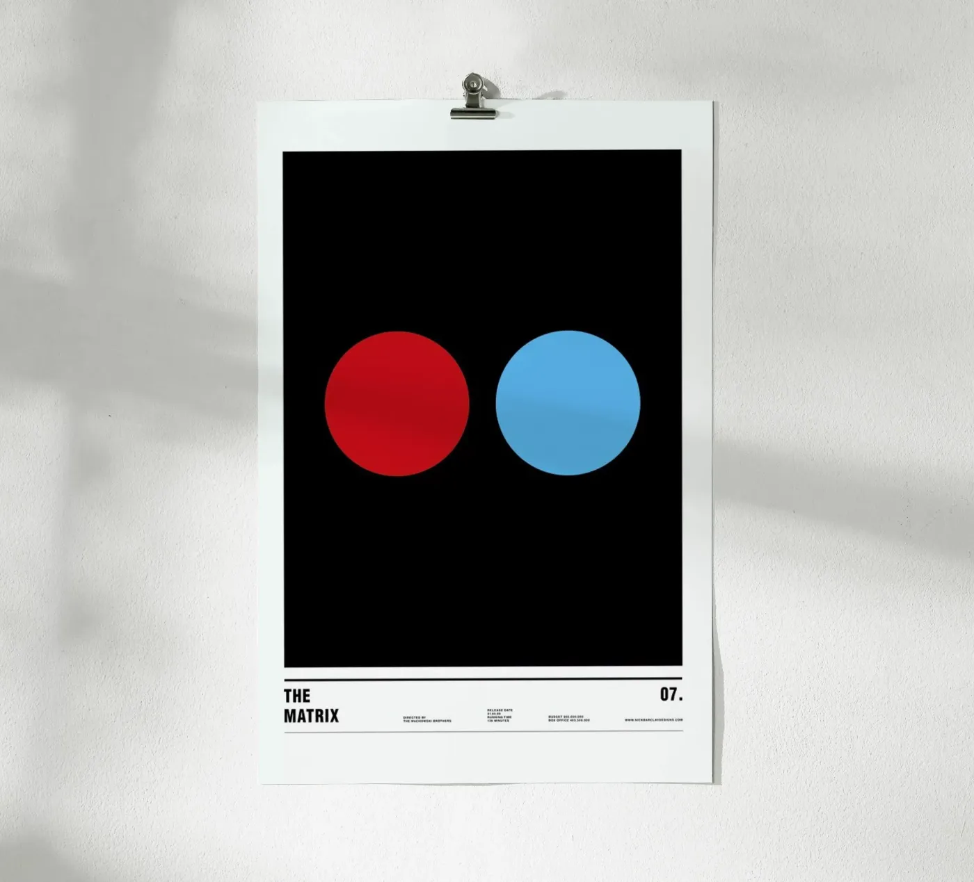 The Matrix poster da Nick Barclay