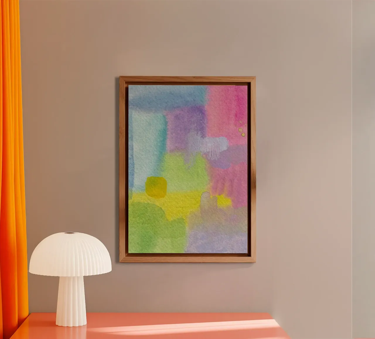 Pastel Abstract alluminio dibond da Jasmyncheng