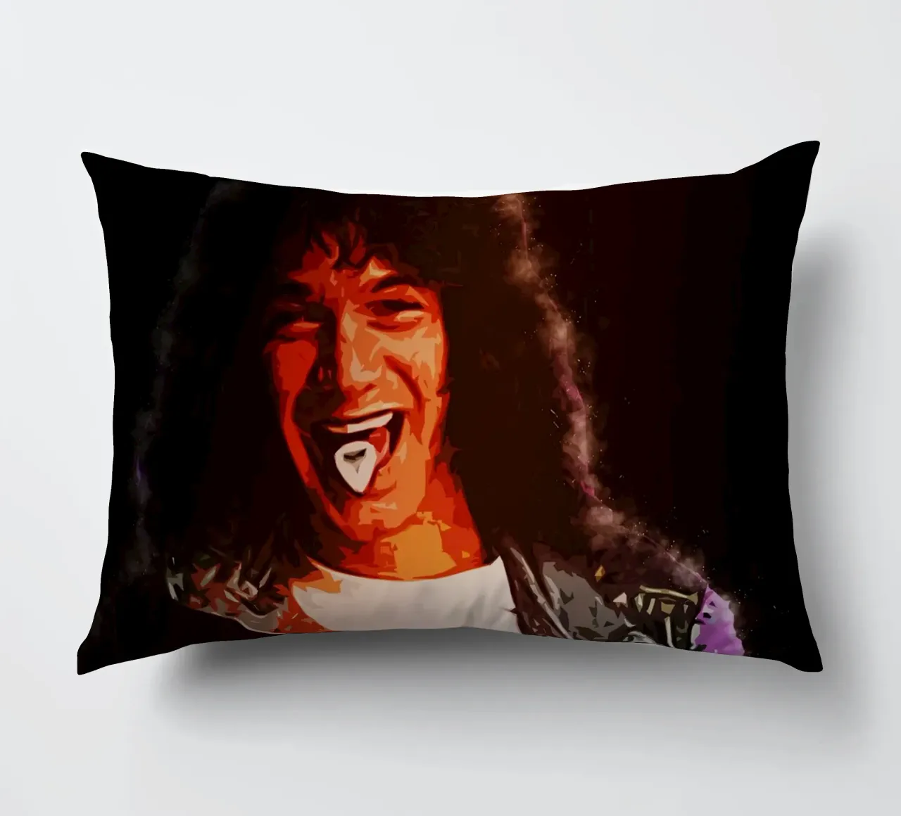 Arte di Eddie Van Halen cuscino da neonartroom