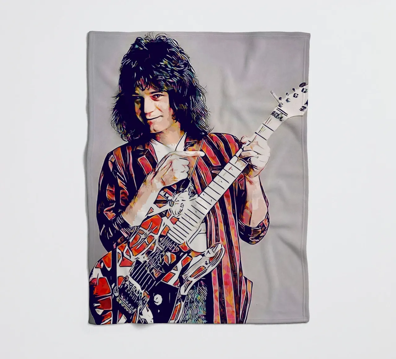 Story of Eddie fleece blanket by neonartroom
