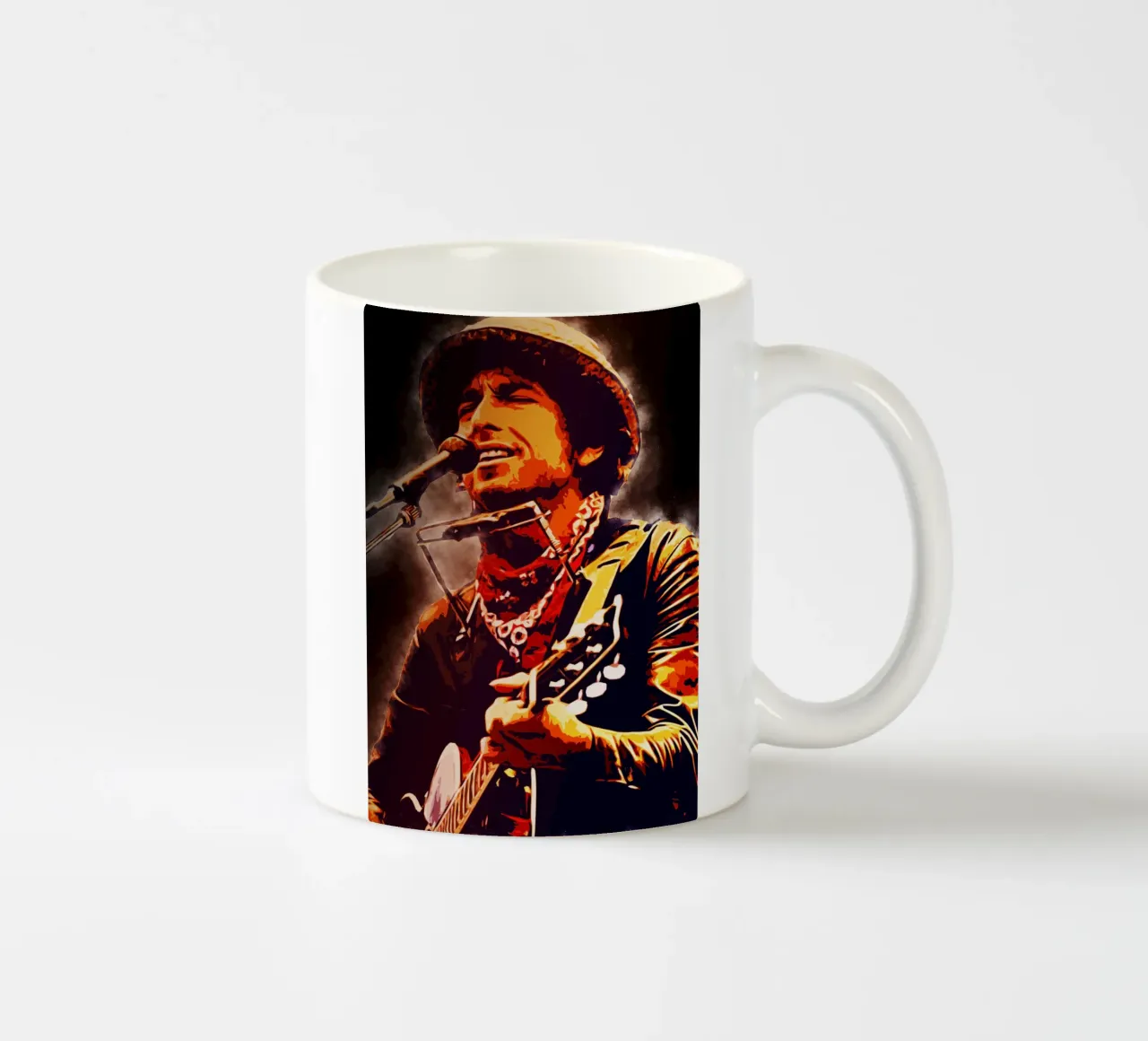 Die Kunst von Bob Dylan Keramik Tasse von neonartroom