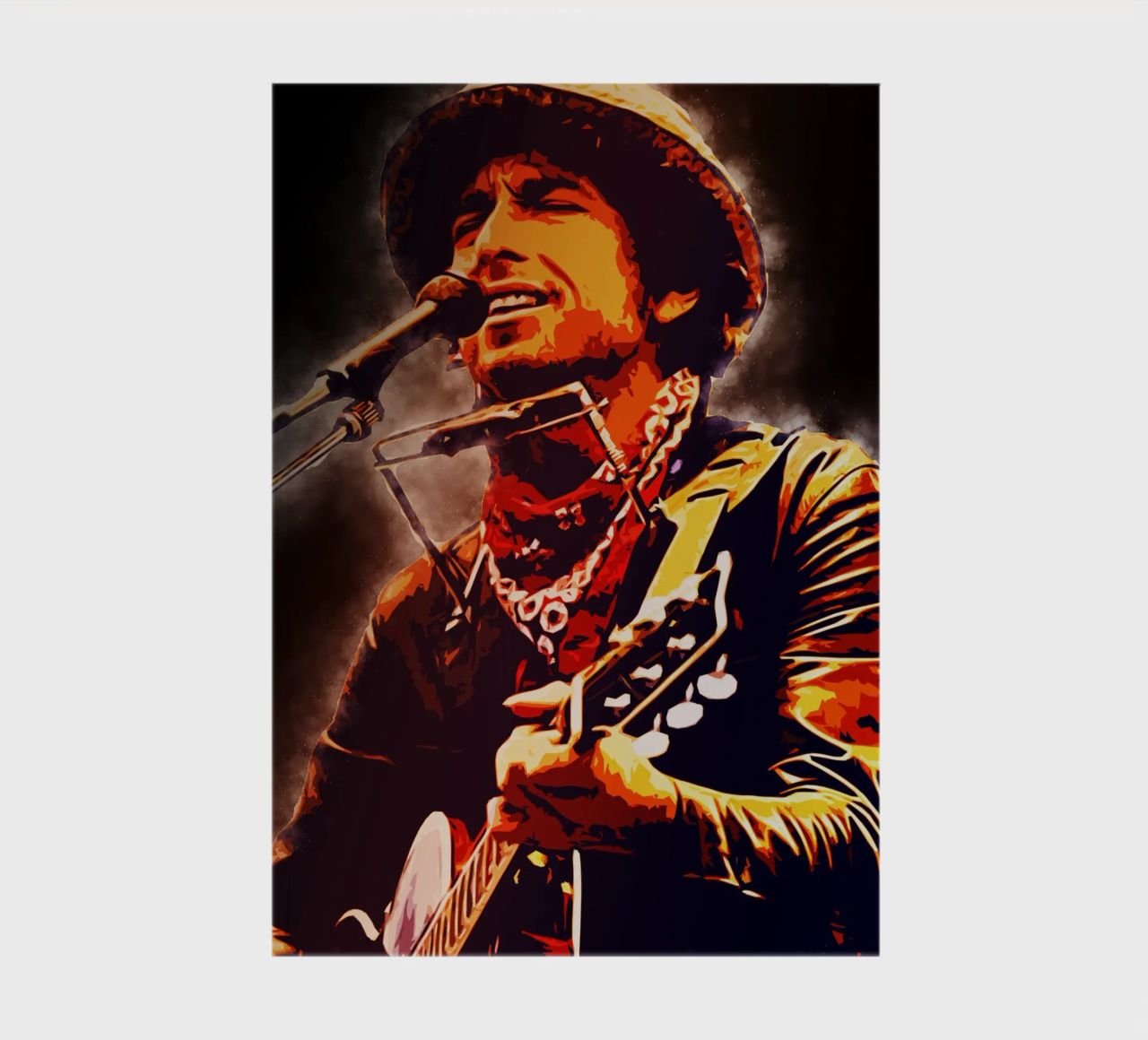Art of Bob Dylan notebook by neonartroom