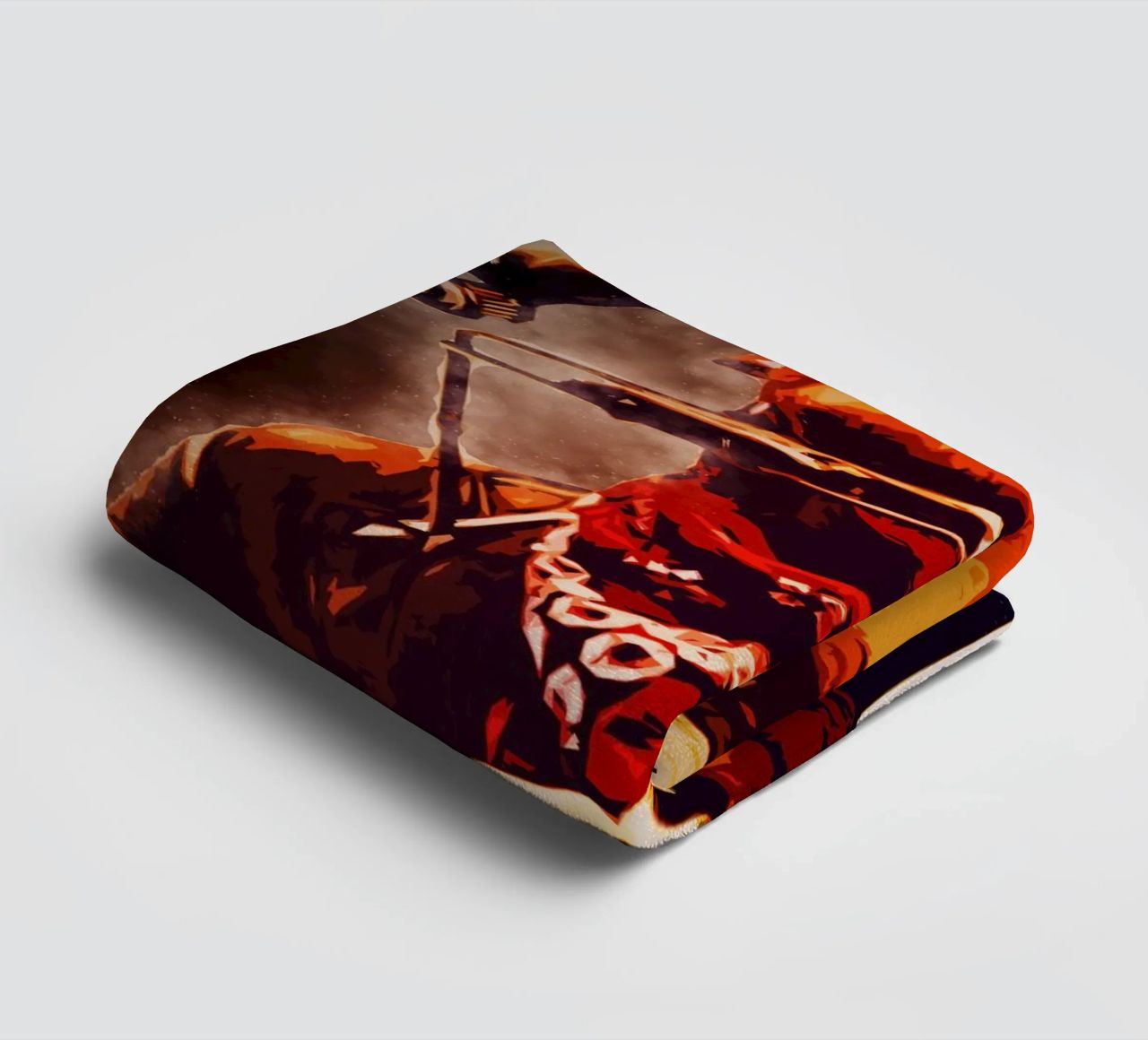 Kunst van Bob Dylan badhanddoek van neonartroom