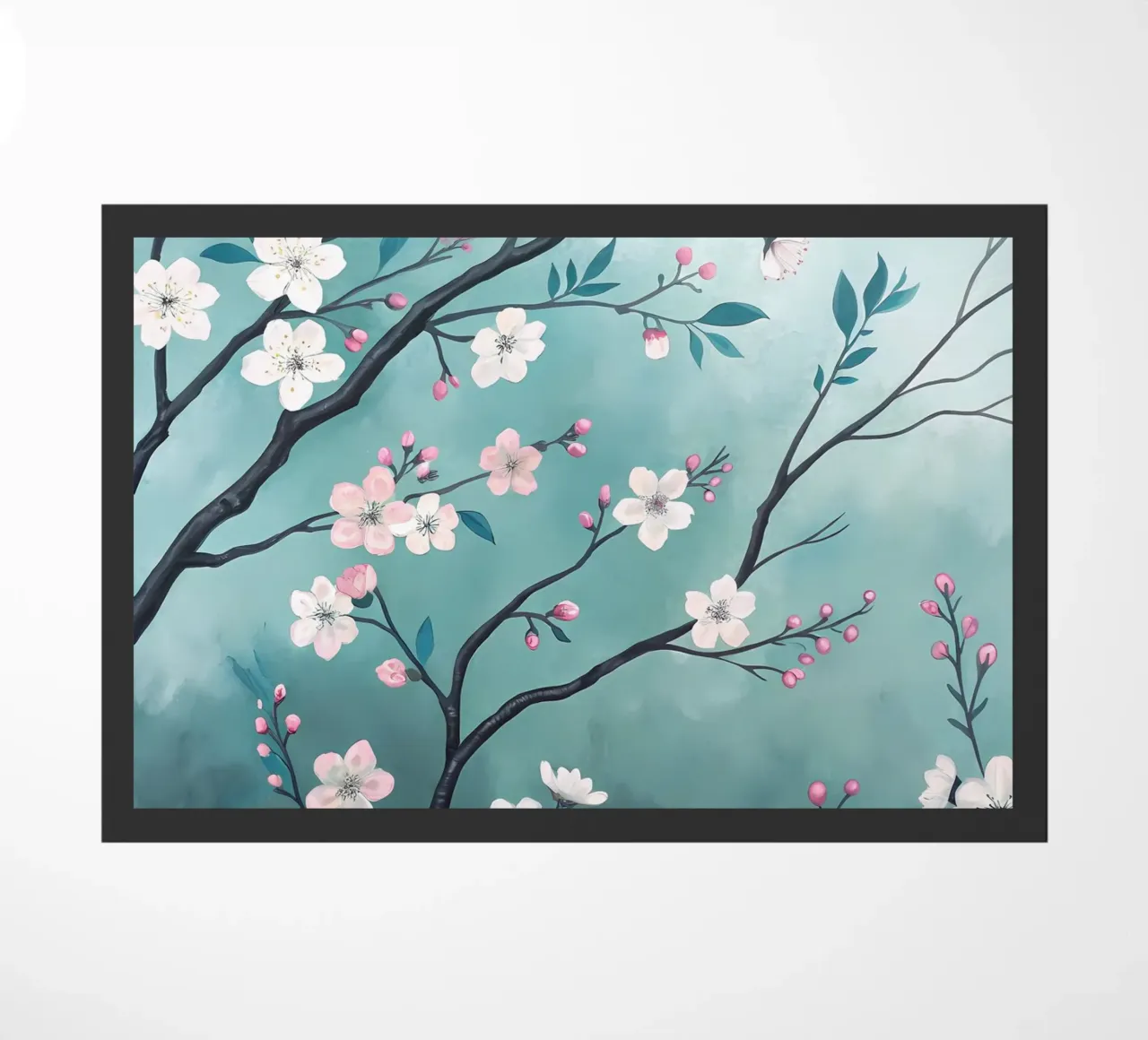 Rami di fiori sereni zerbino da Artistic-shop