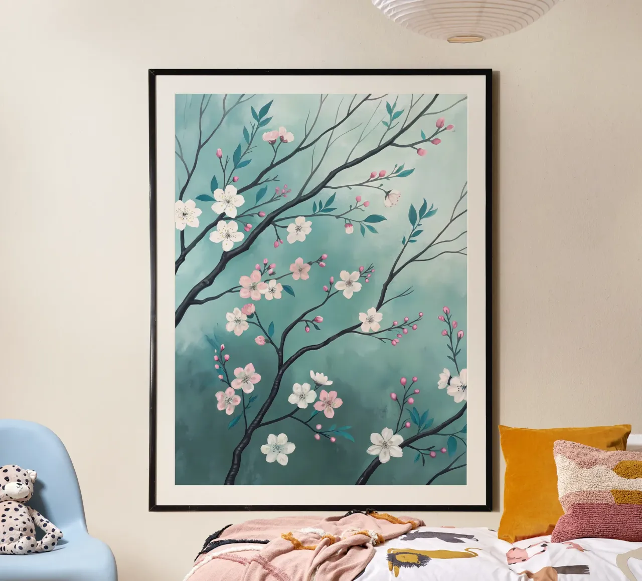 Rami di fiori sereni carta hahnemühle da Artistic-shop