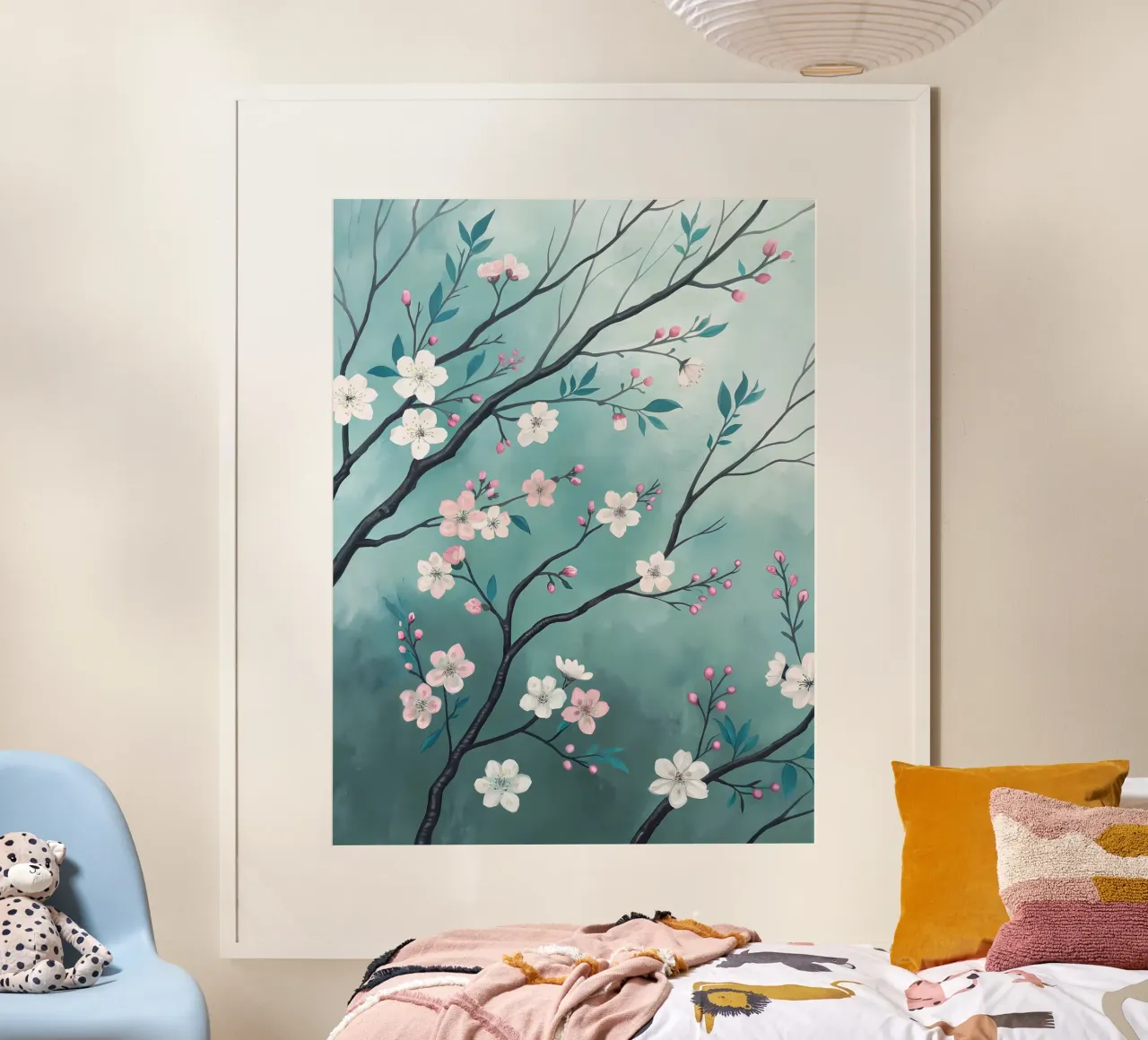 Rami di fiori sereni carta hahnemühle da Artistic-shop