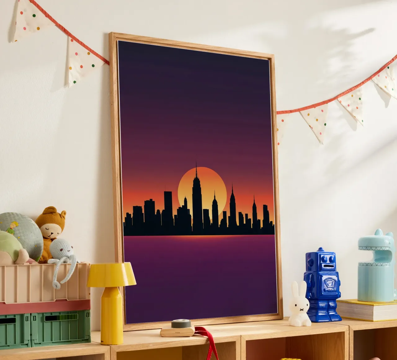 Manhattan at Dusk: A Minimalist View plexiglas de AlbertKlee