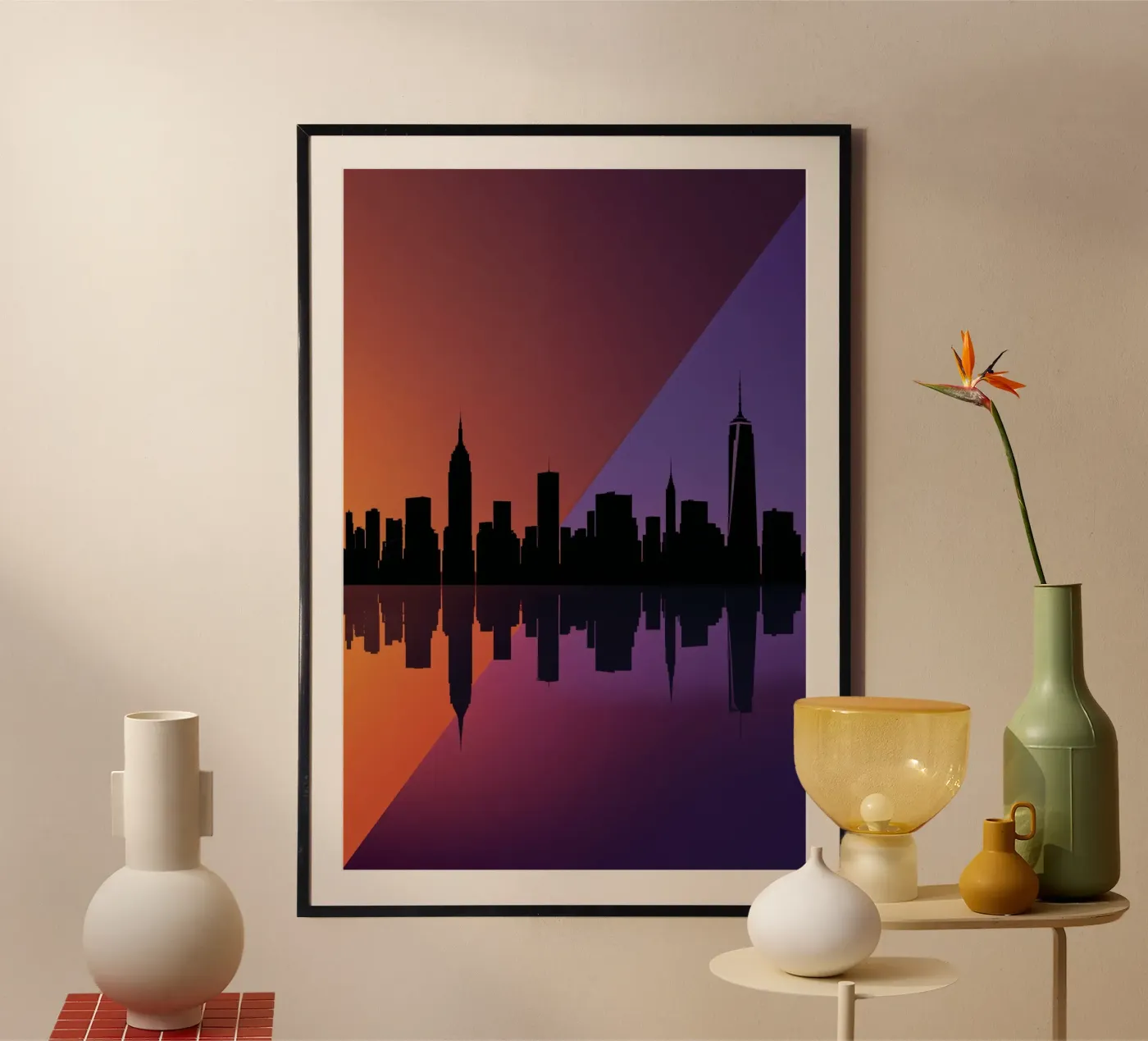 Sunset Reflection poster da AlbertKlee