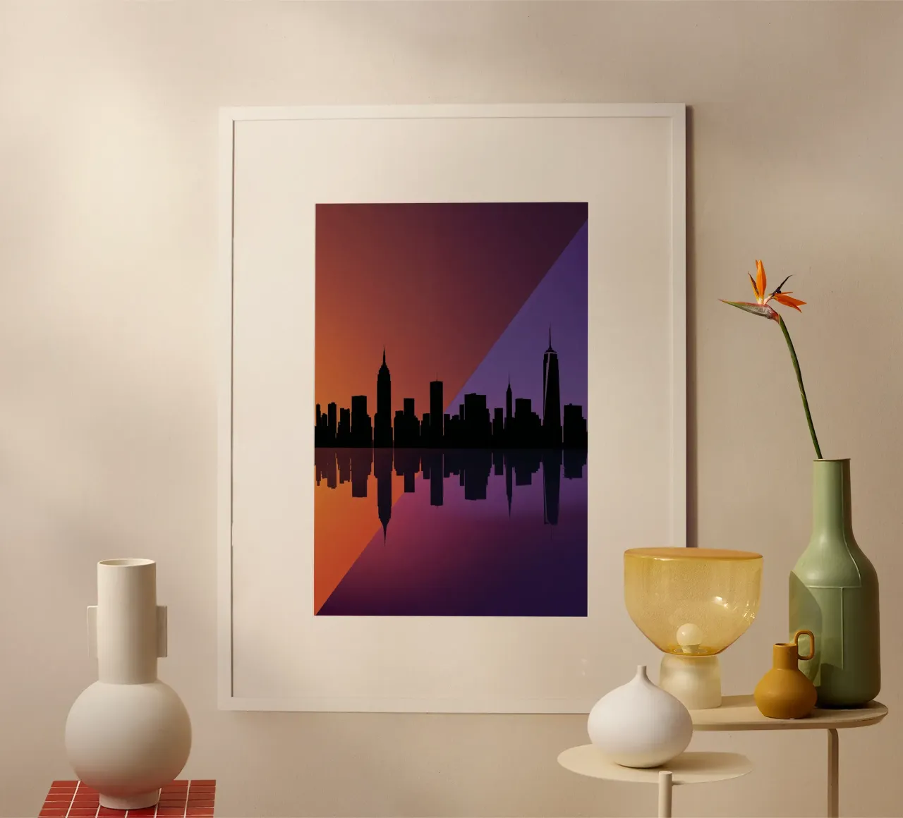 Sunset Reflection Poster von AlbertKlee