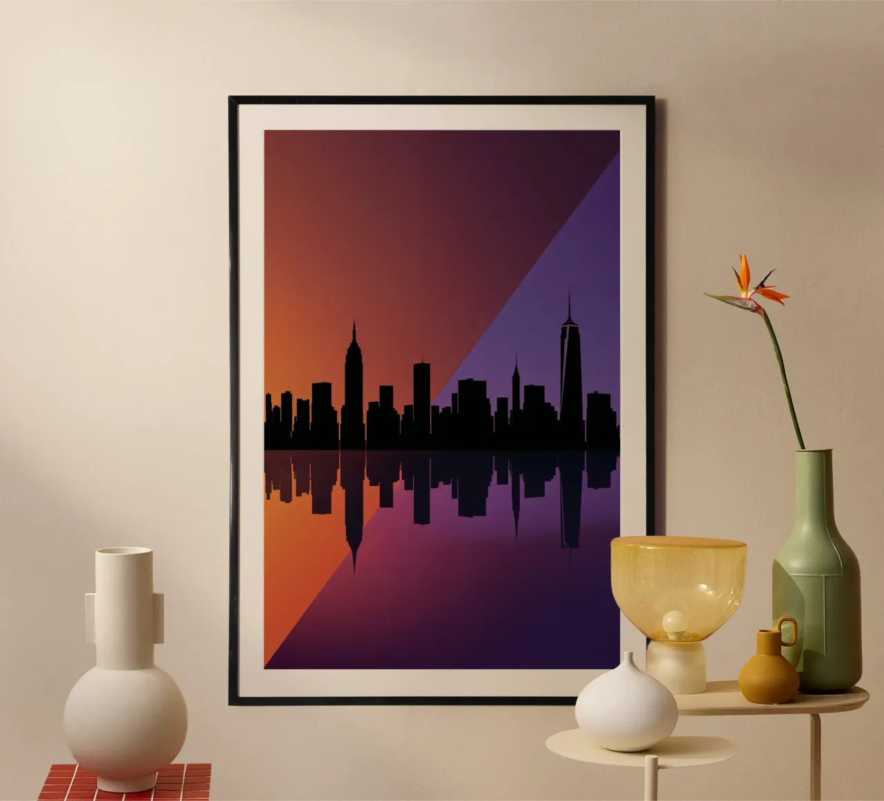 Sunset Reflection Poster von AlbertKlee