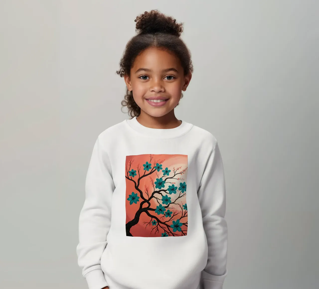 Albero di fiori di alzavola felpa bambino da Artistic-shop