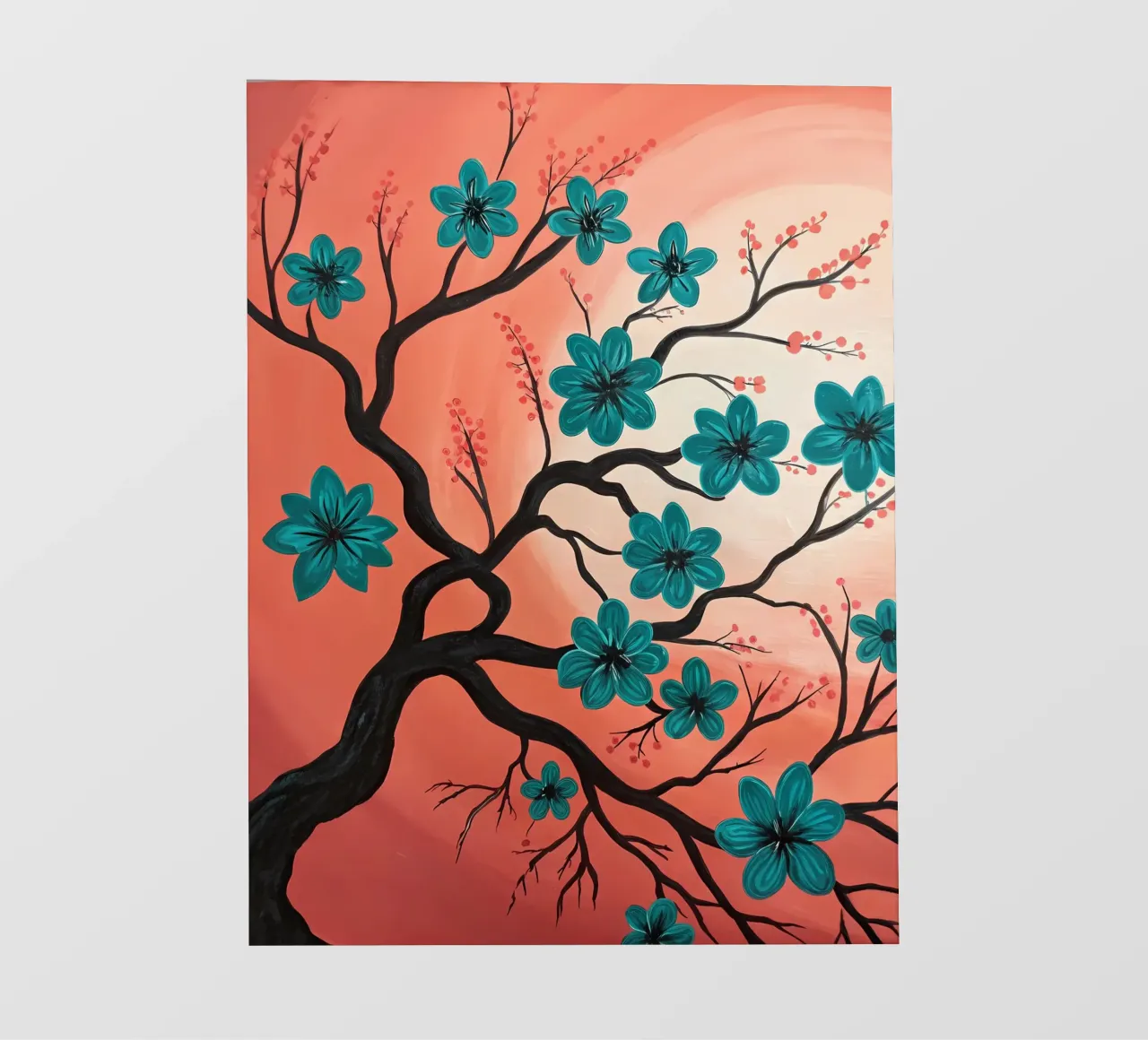 Albero di fiori di alzavola pellicola backlit da Artistic-shop