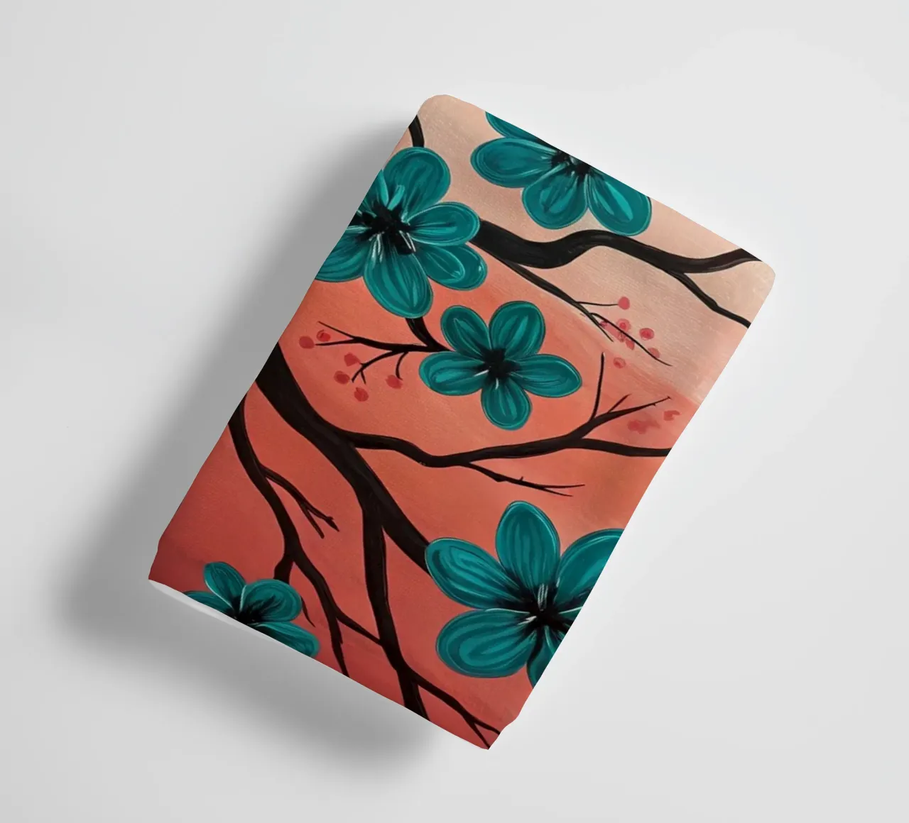 Albero di fiori di alzavola asciugamano da bagno da Artistic-shop