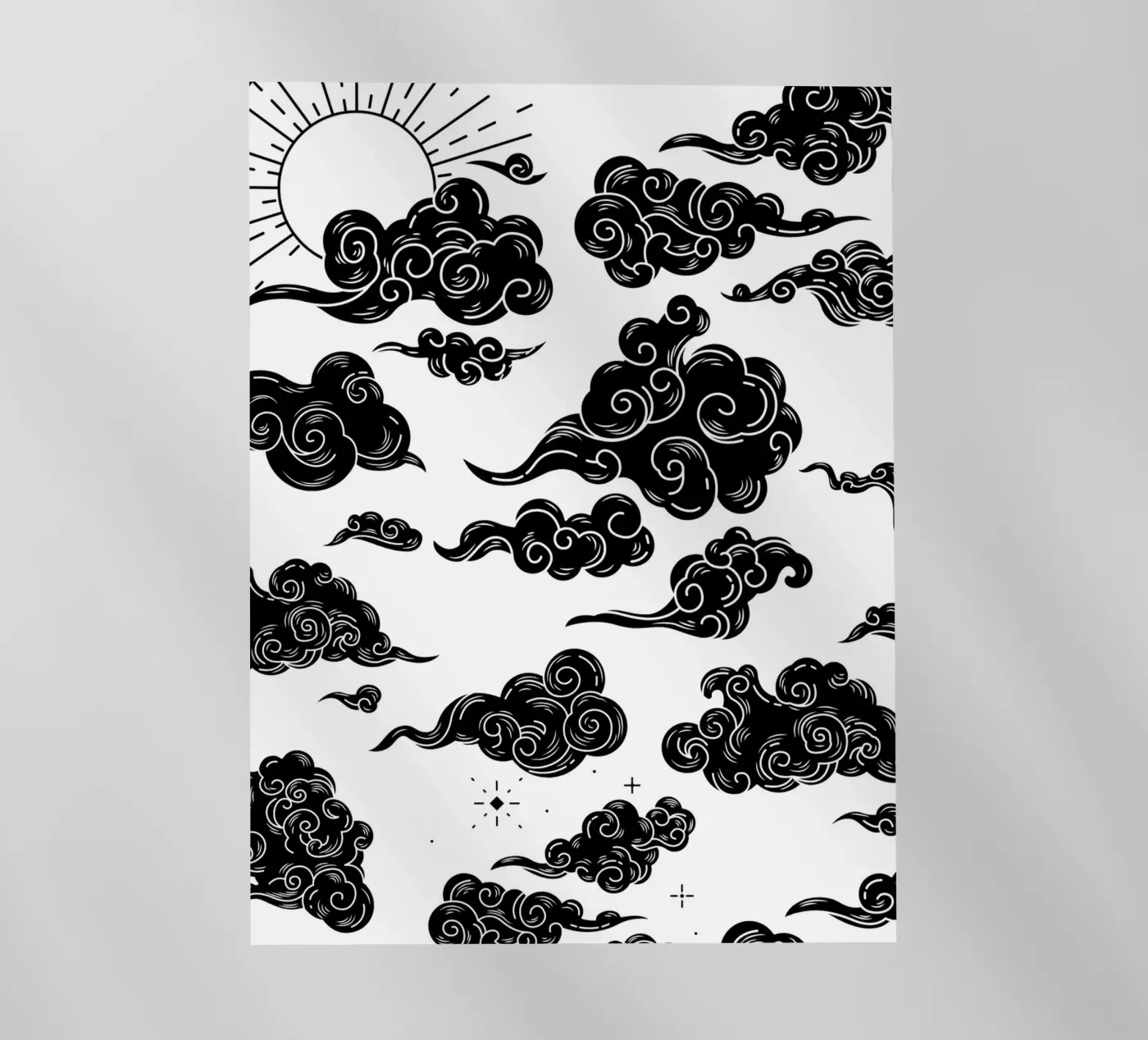 Clouds backlit folie van Dreamer10